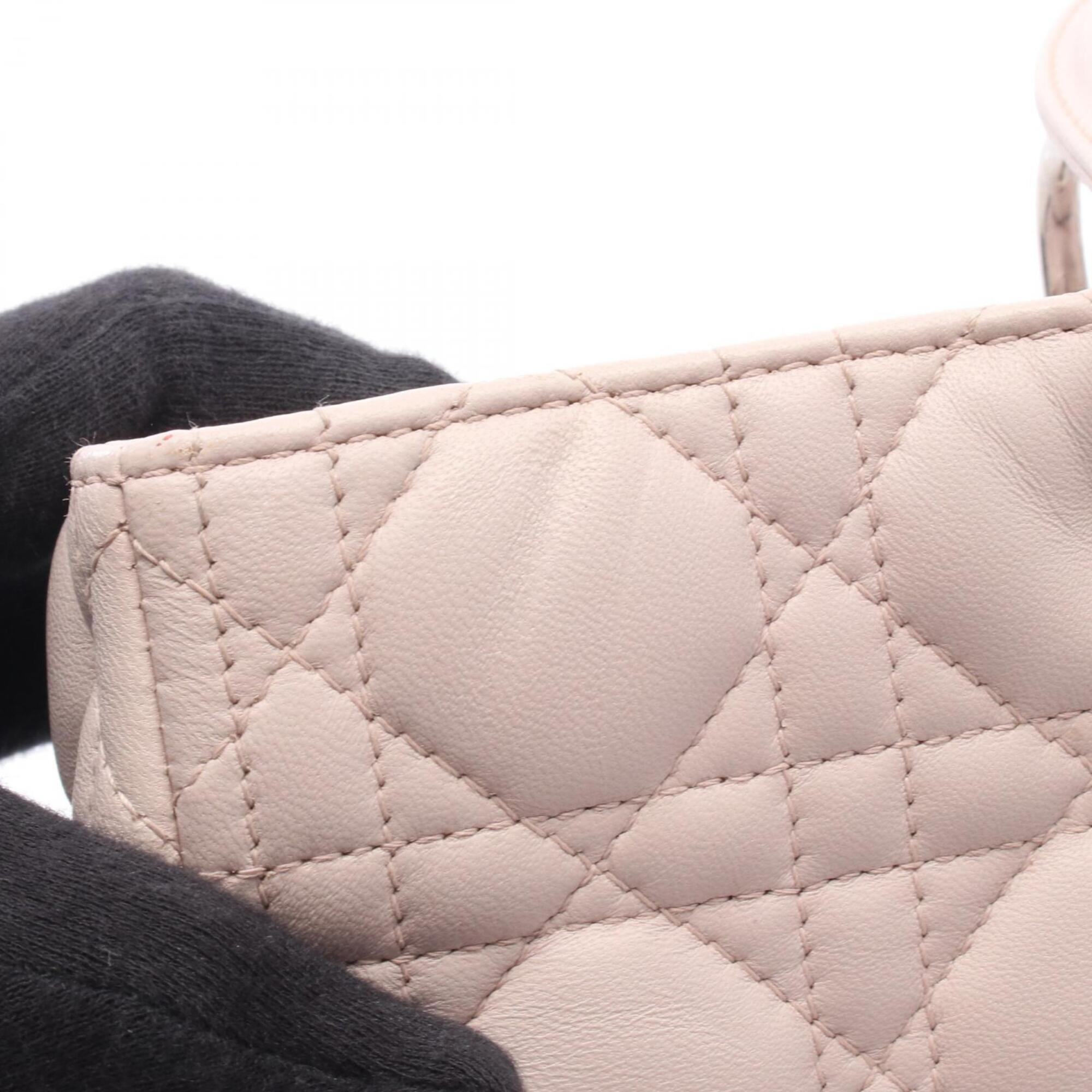 Christian Dior Pink Leather Handbag (Pre-Owned)