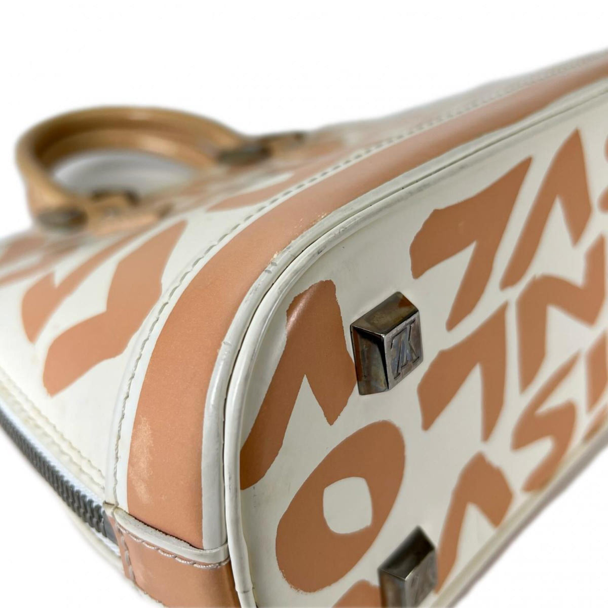 Louis Vuitton Beige Leather Handbag (Pre-Owned)