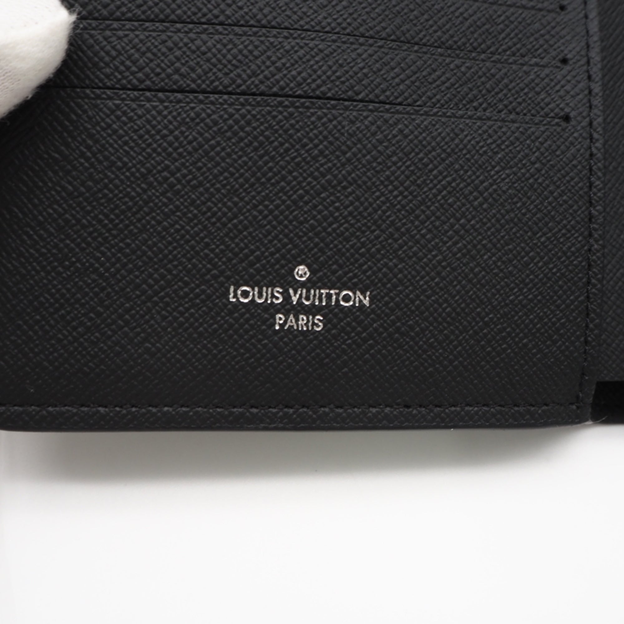 Louis Vuitton Monogram Eclipse Black Gray Coated Canvas Leather Wallet (Bi-Fold) (Pre-Owned)