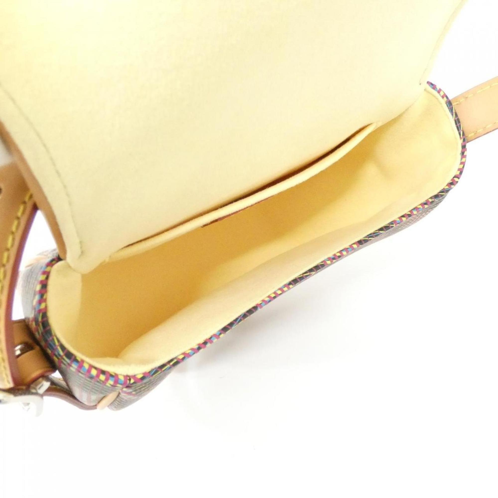 Louis Vuitton Rose Leather Shoulder Bag (Pre-Owned)