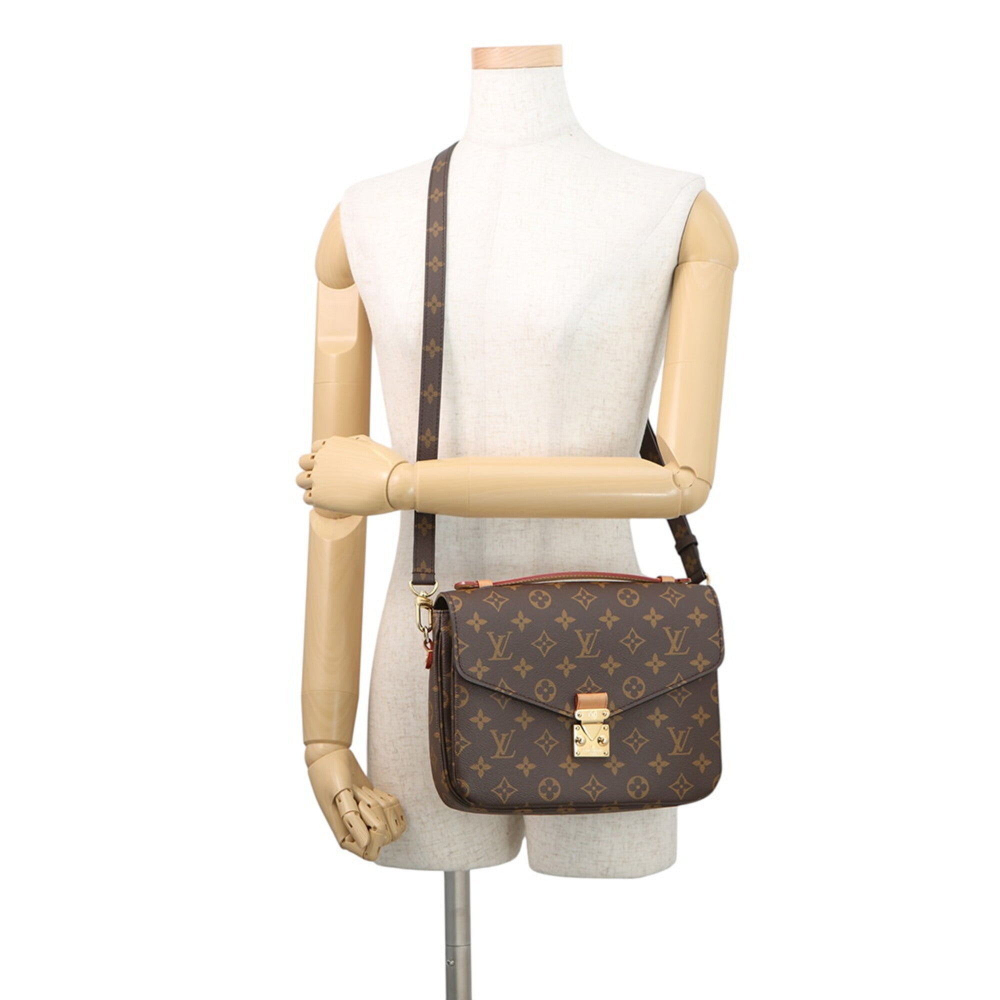 Louis Vuitton Monogram Brown Monogram Handbag Pochette (Pre-Owned)