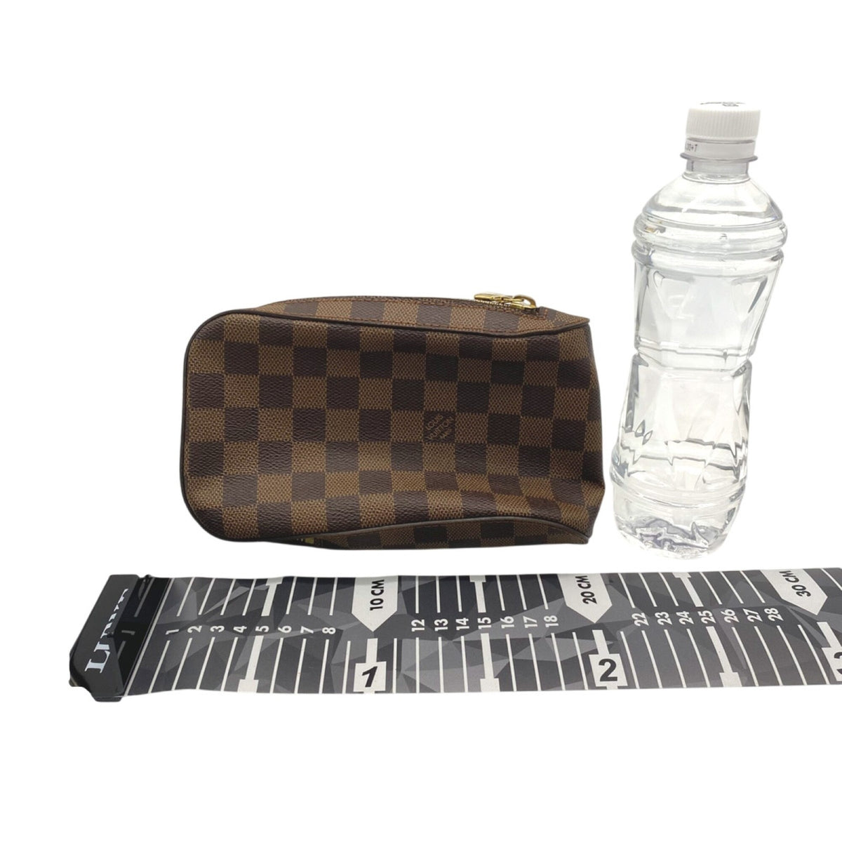 Louis Vuitton Damier Beige Brown Coated Canvas Leather Shoulder Bag (Pre-Owned)