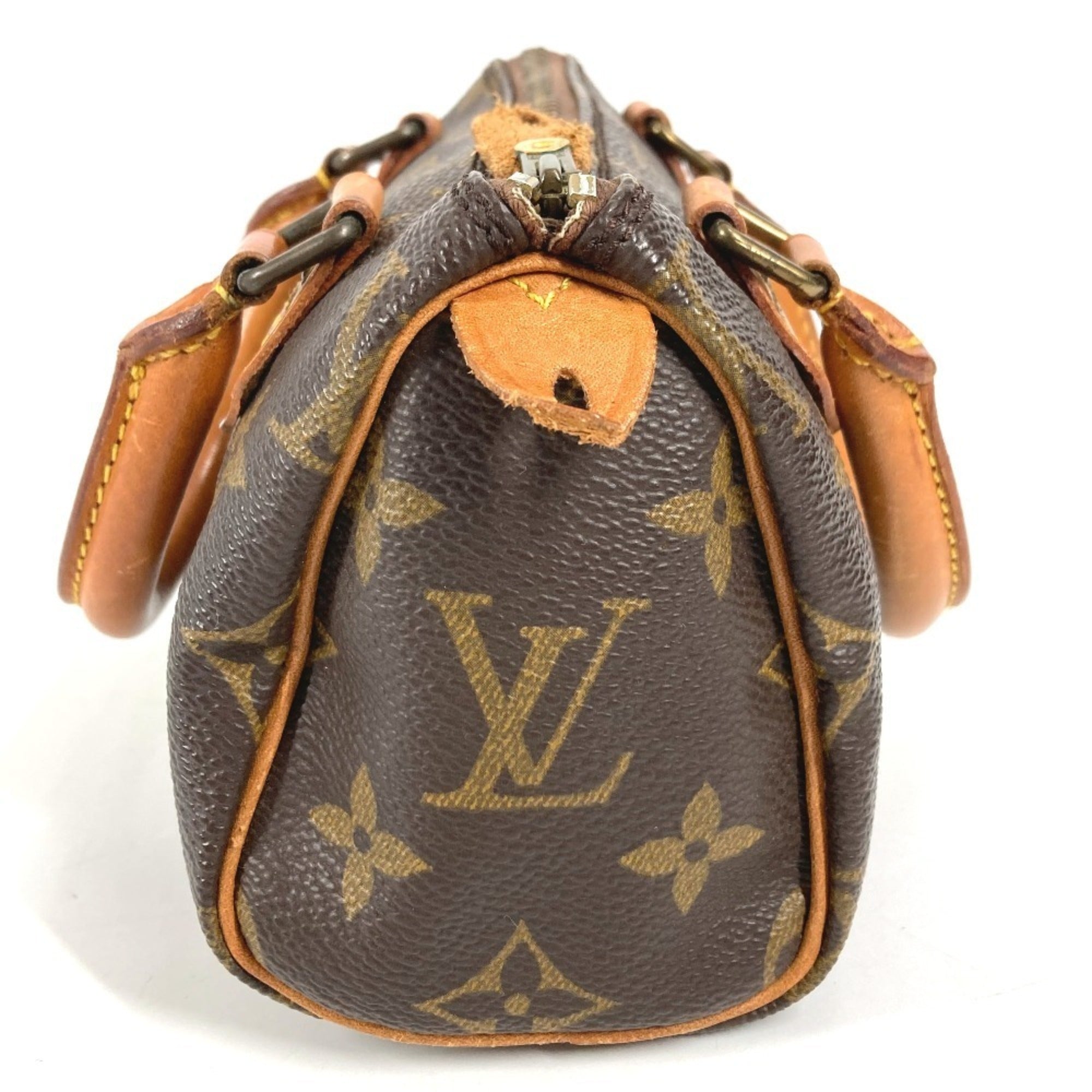 Louis Vuitton Brown Monogram Canvas Monogram Handbag Pouch (Pre-Owned)