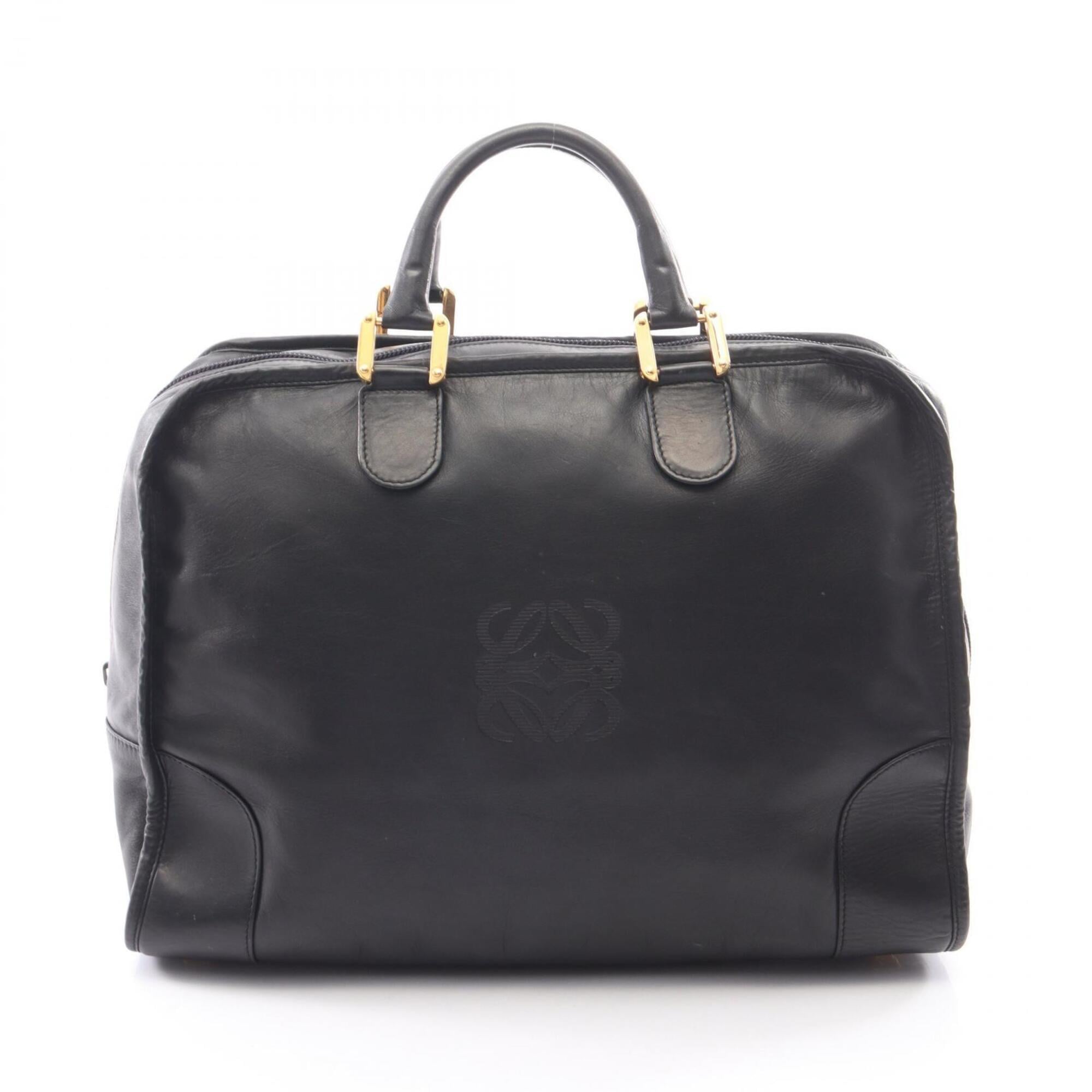 Loewe Black Leather Handbag (Pre-Owned)
