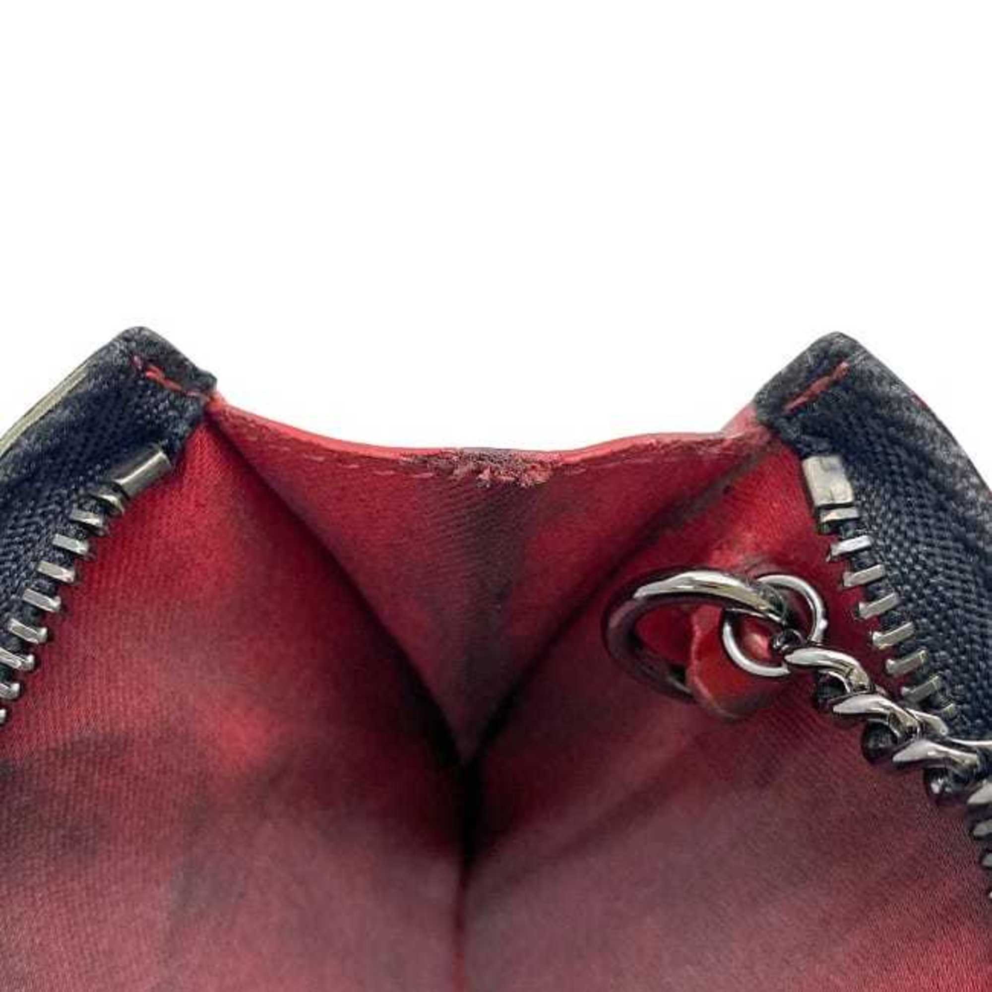 Christian Louboutin Black Leather Coin Purse/Coin Case (Pre-Owned)