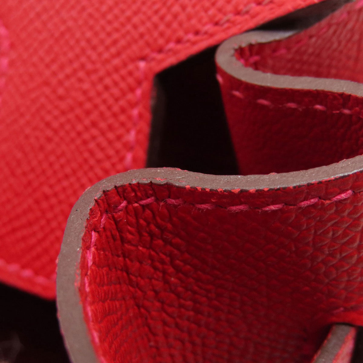 Hermes Red Color Epsom Leather Handbag (Pre-Owned)
