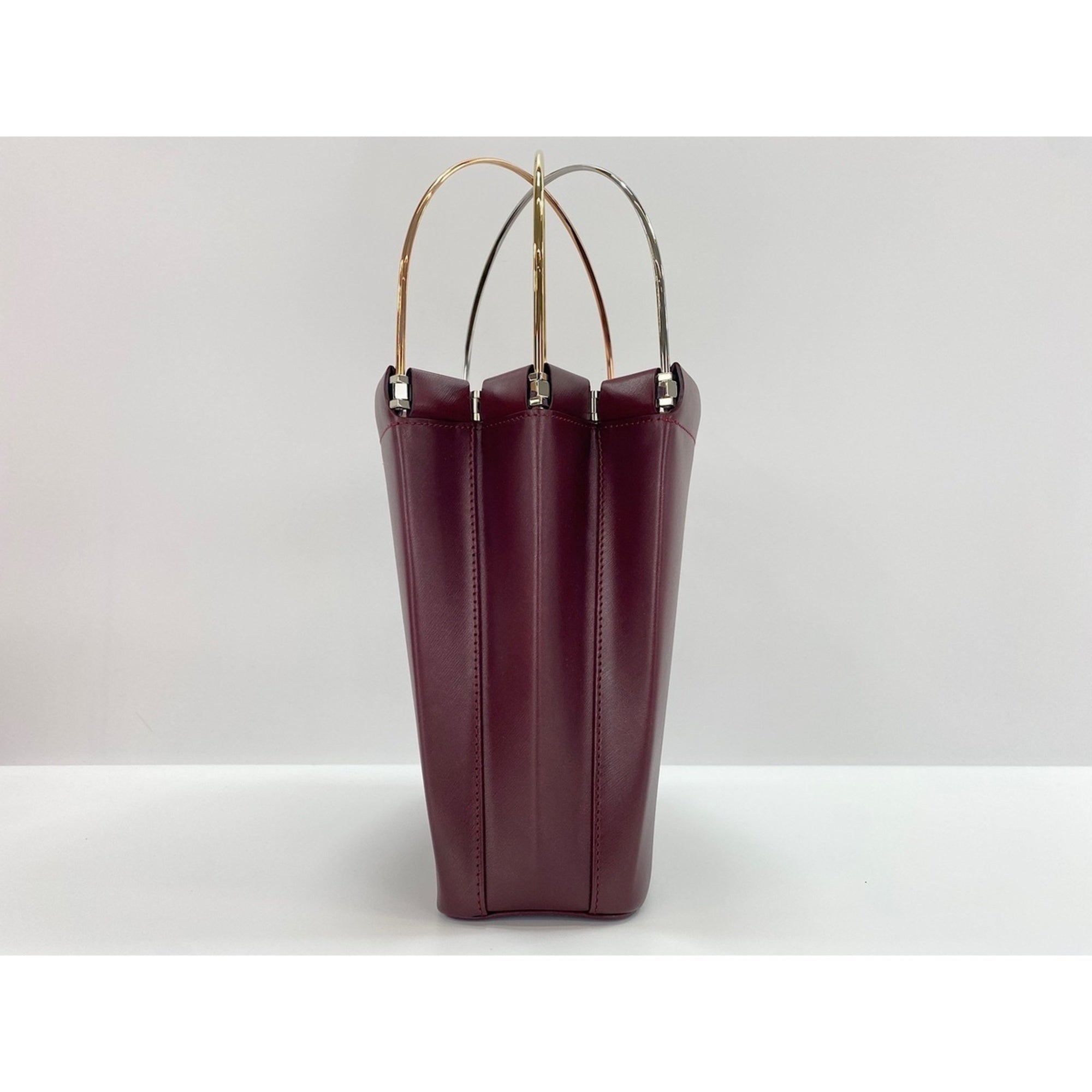 Cartier Trinity Wine Red Handbag (Pre-Owned)