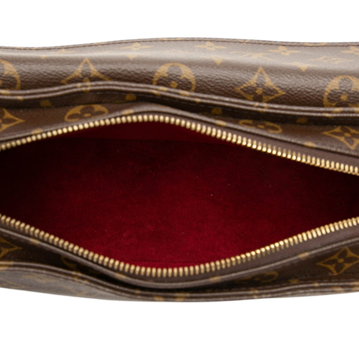 Louis Vuitton Monogram Brown Pvc Leather Shoulder Bag (Pre-Owned)