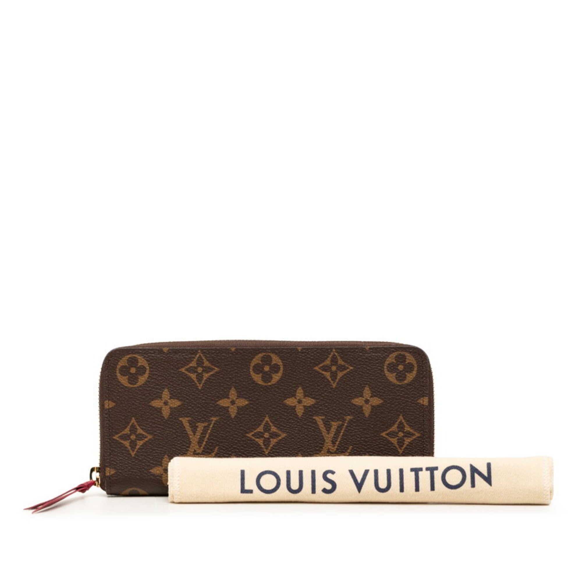 Louis Vuitton Brown Fuchsia Monogram Monogram Coin Purse/Coin Case (Pre-Owned)