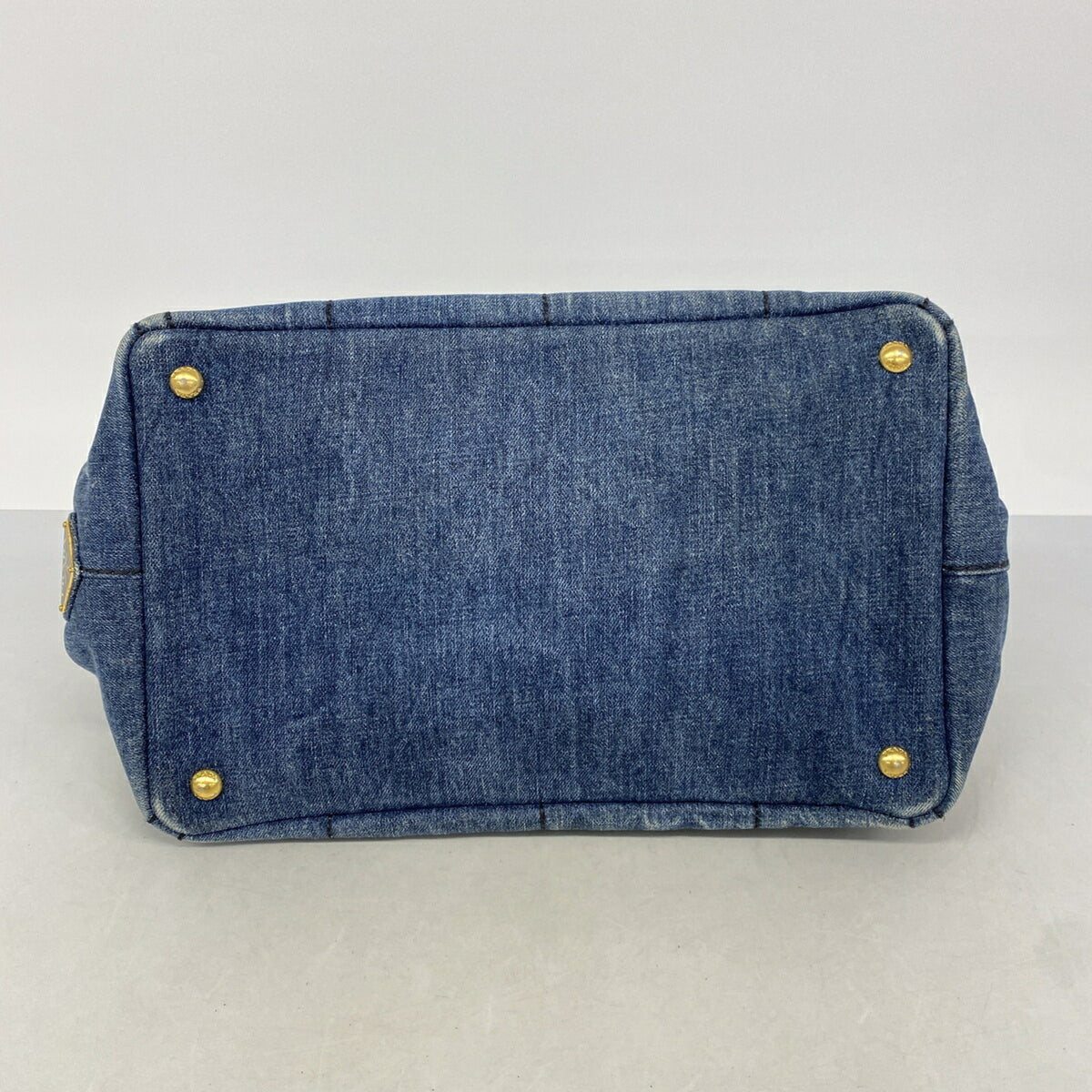 Prada Blue Denim Tote Bag (Pre-Owned)