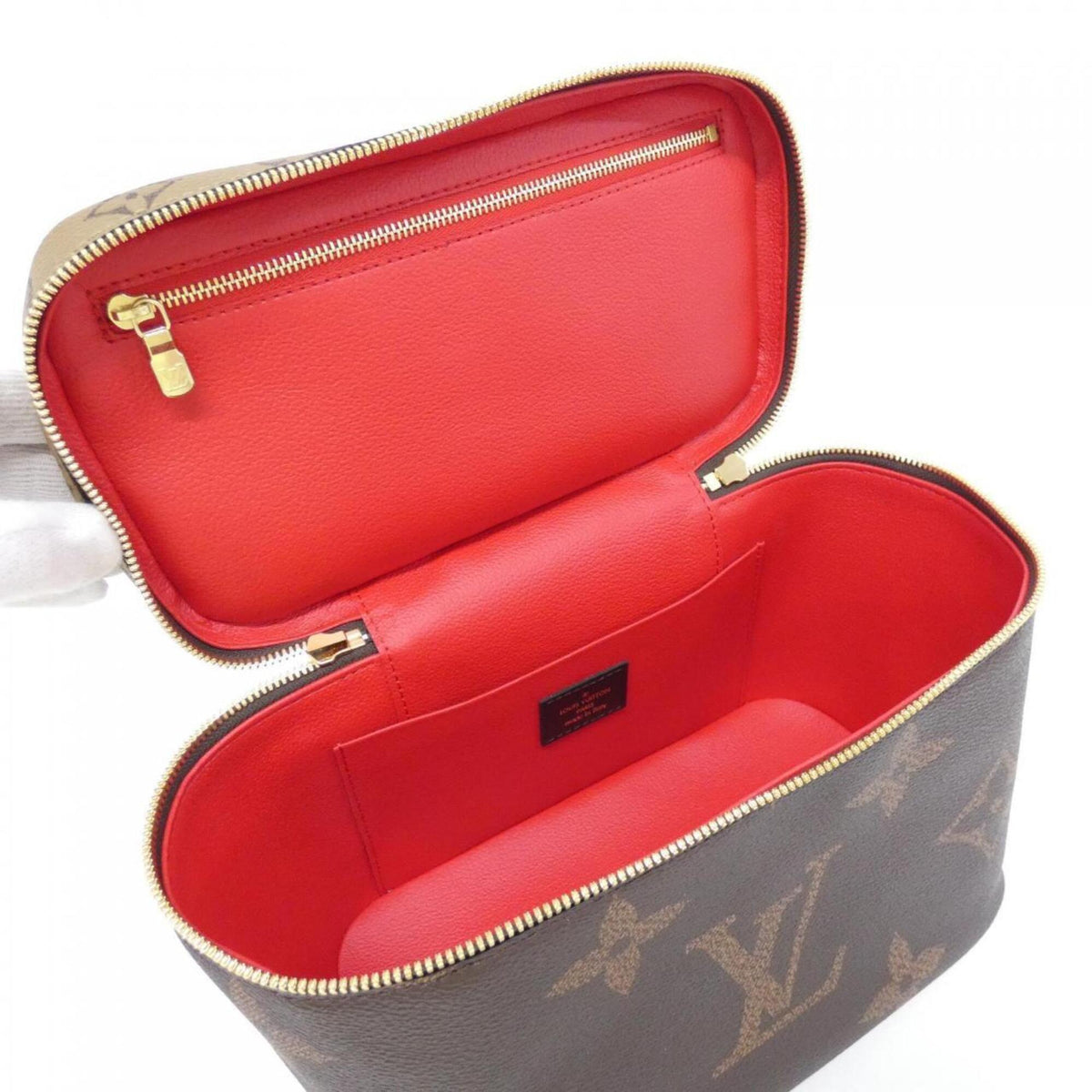 Louis Vuitton Marron Coated Canvas Handbag (Pre-Owned)