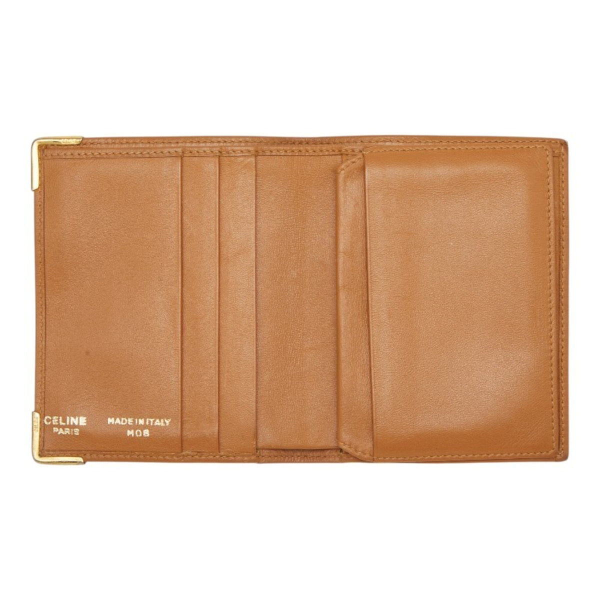 Celine Macadam Brown Pvc Leather Wallet (Bi-Fold) (Pre-Owned)