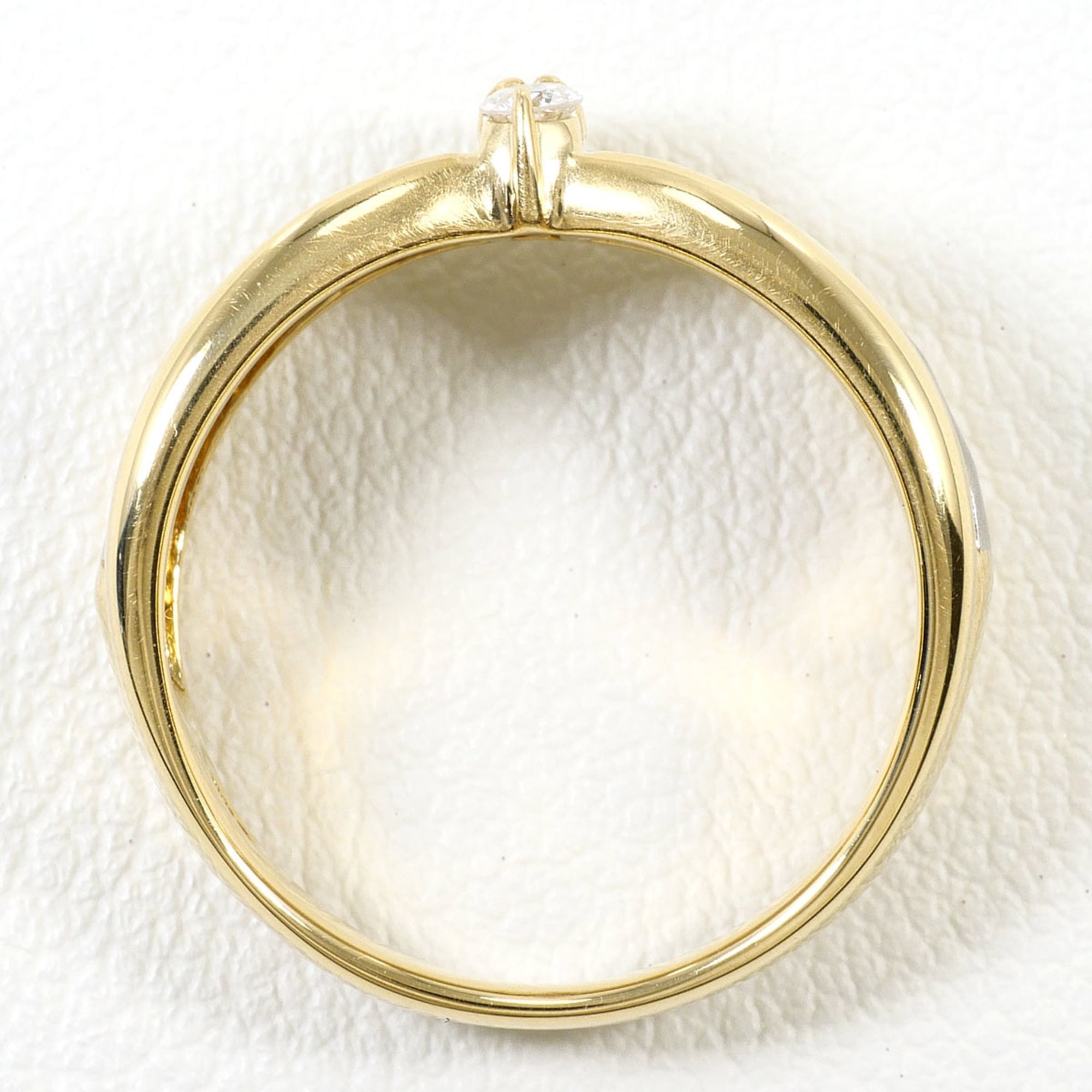 Unbranded Platinum Yellow Yellow Gold (18K) Platinum 900 Band Ring (Pre-Owned)