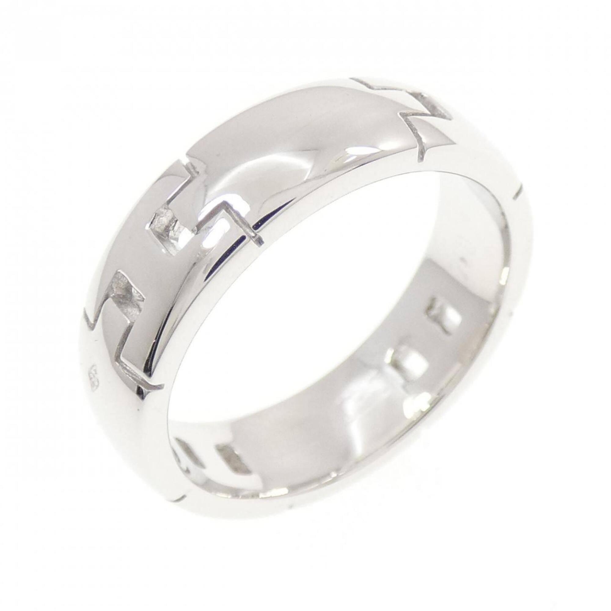 Hermes White Gold (18K) Band Ring (Pre-Owned)