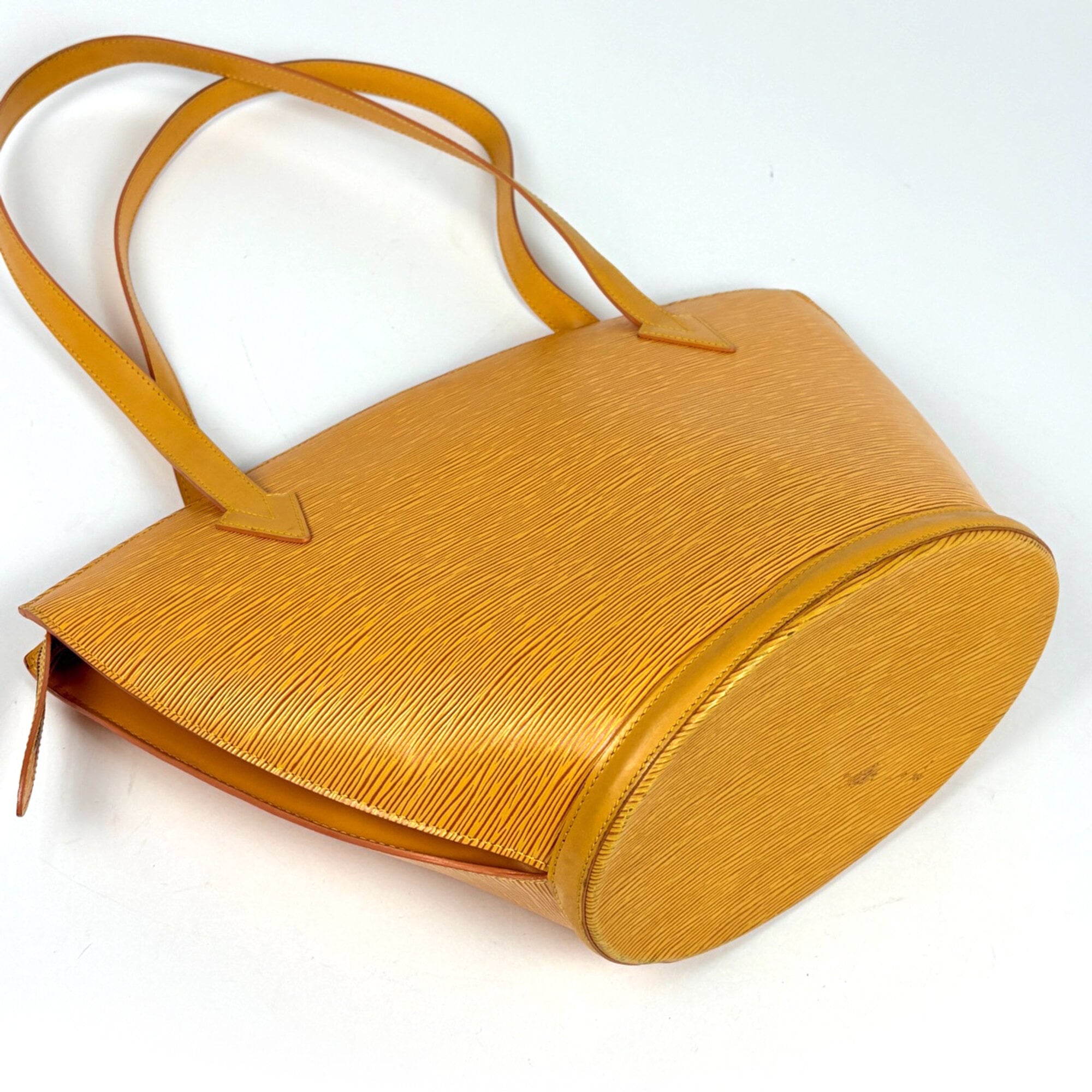Louis Vuitton Yellow Epi Leather Shoulder Bag Tote Bag (Pre-Owned)