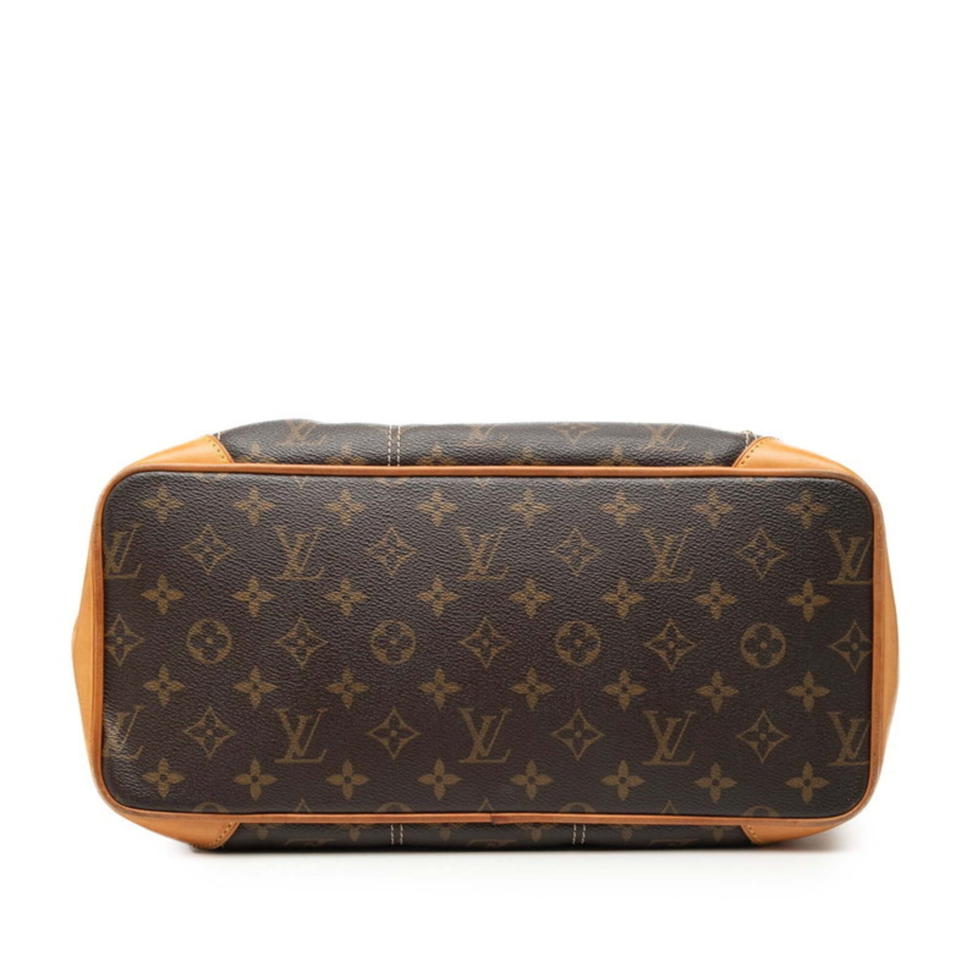 Louis Vuitton Brown Pvc Leather Handbag Shoulder Bag (Pre-Owned)