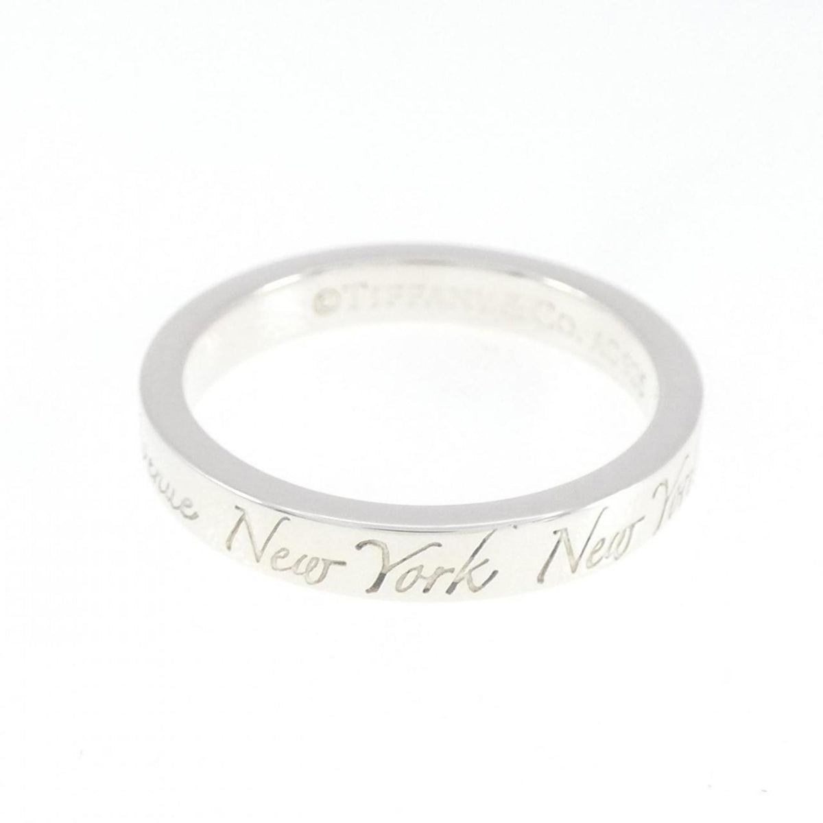 Tiffany Silver 925 Band Ring (Pre-Owned)