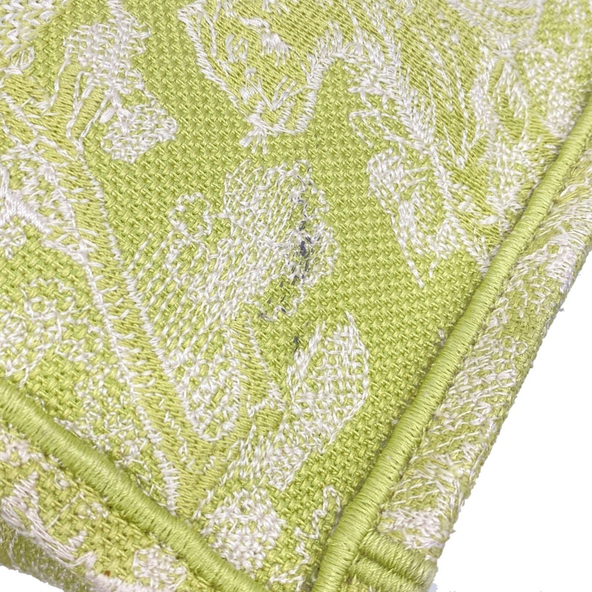 Christian Dior Light Green Canvas Tote Bag (Pre-Owned)