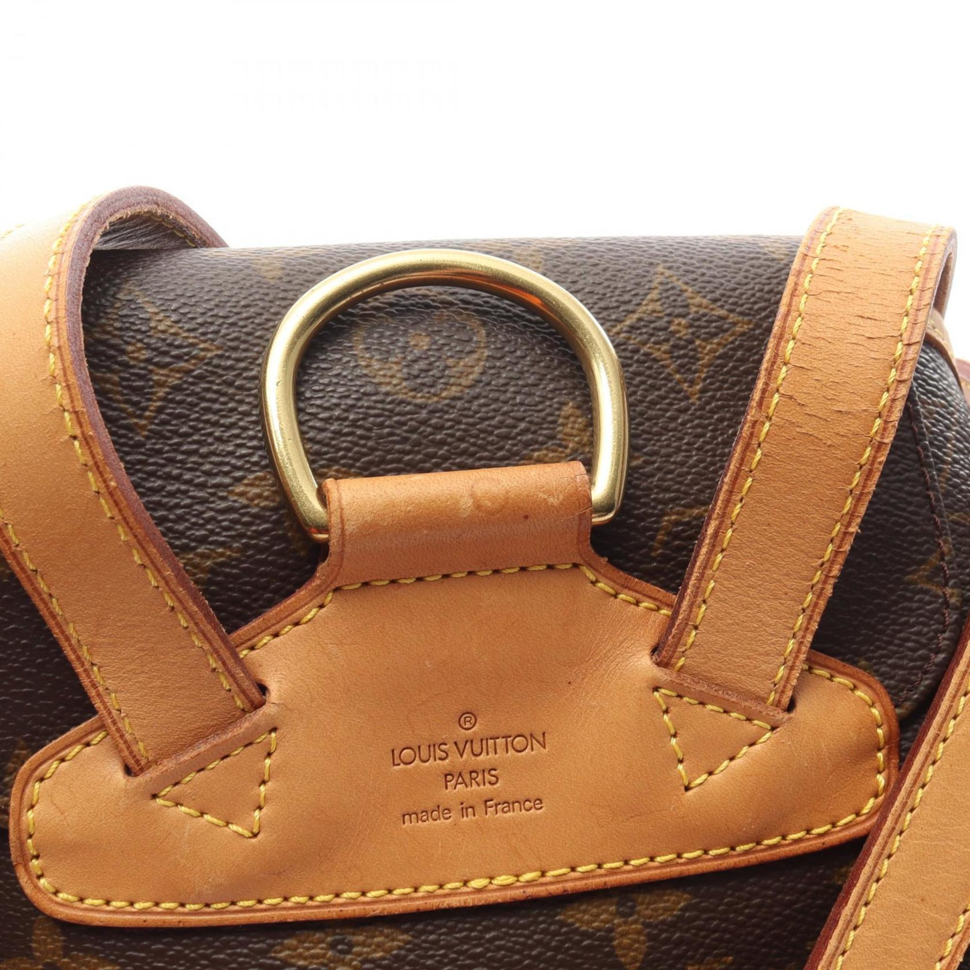 Louis Vuitton Brown Monogram Monogram Leather Backpack (Pre-Owned)