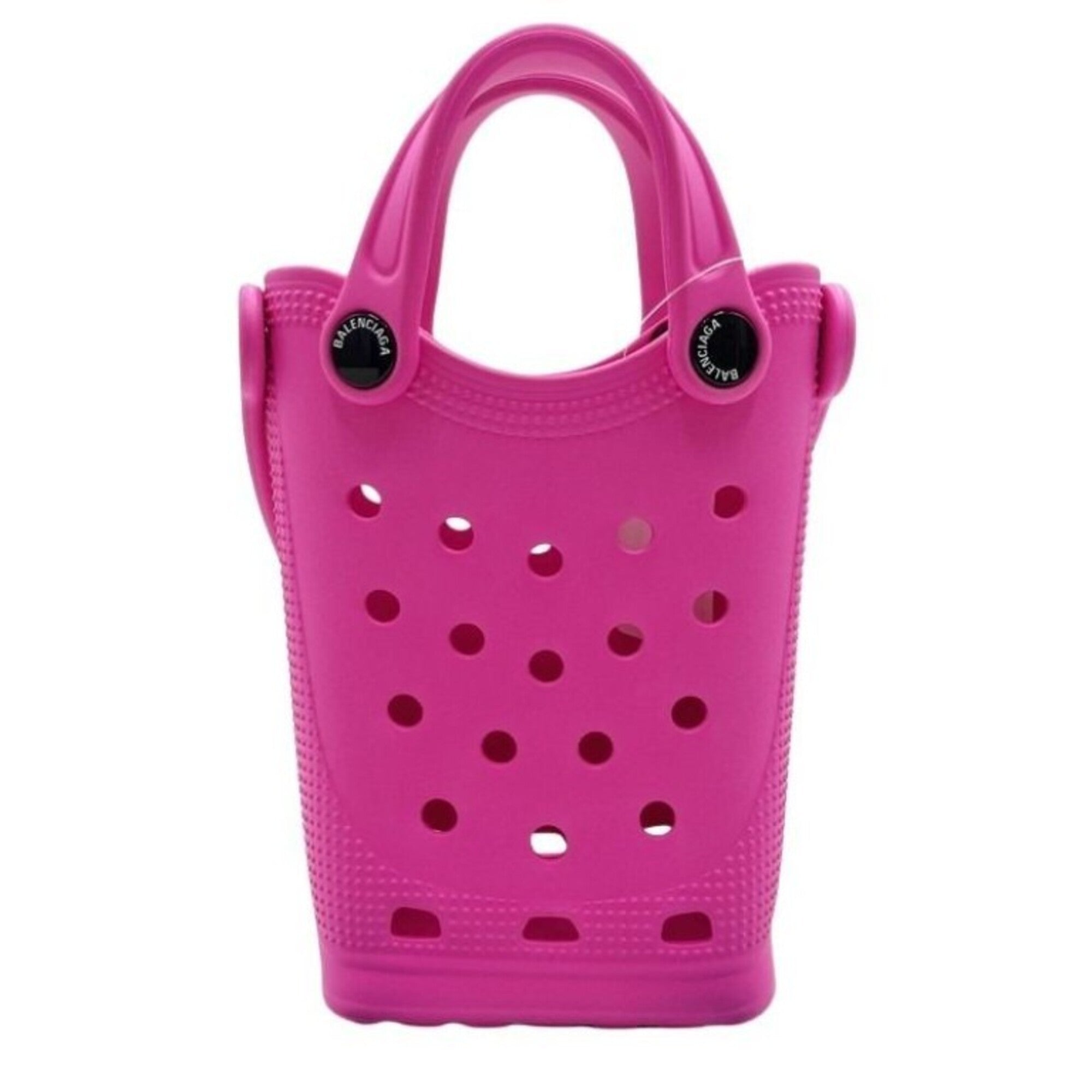 Balenciaga Pink Rubber Pochette Shoulder Bag (Pre-Owned)