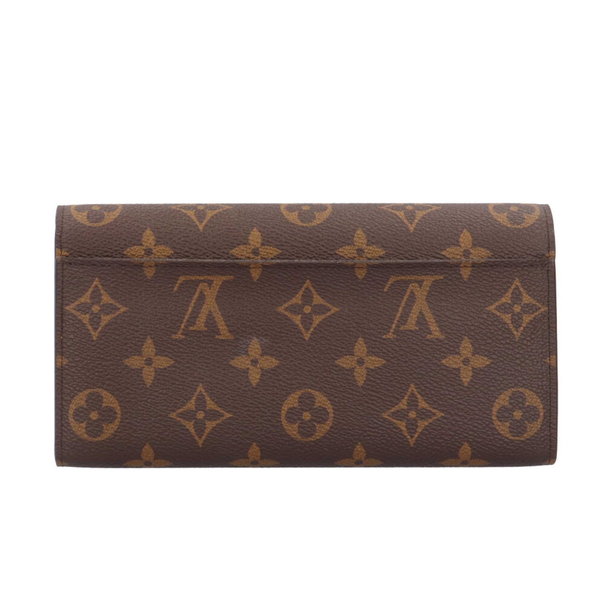 Louis Vuitton Monogram Brown Monogram Long Wallet (Bi-Fold) (Pre-Owned)