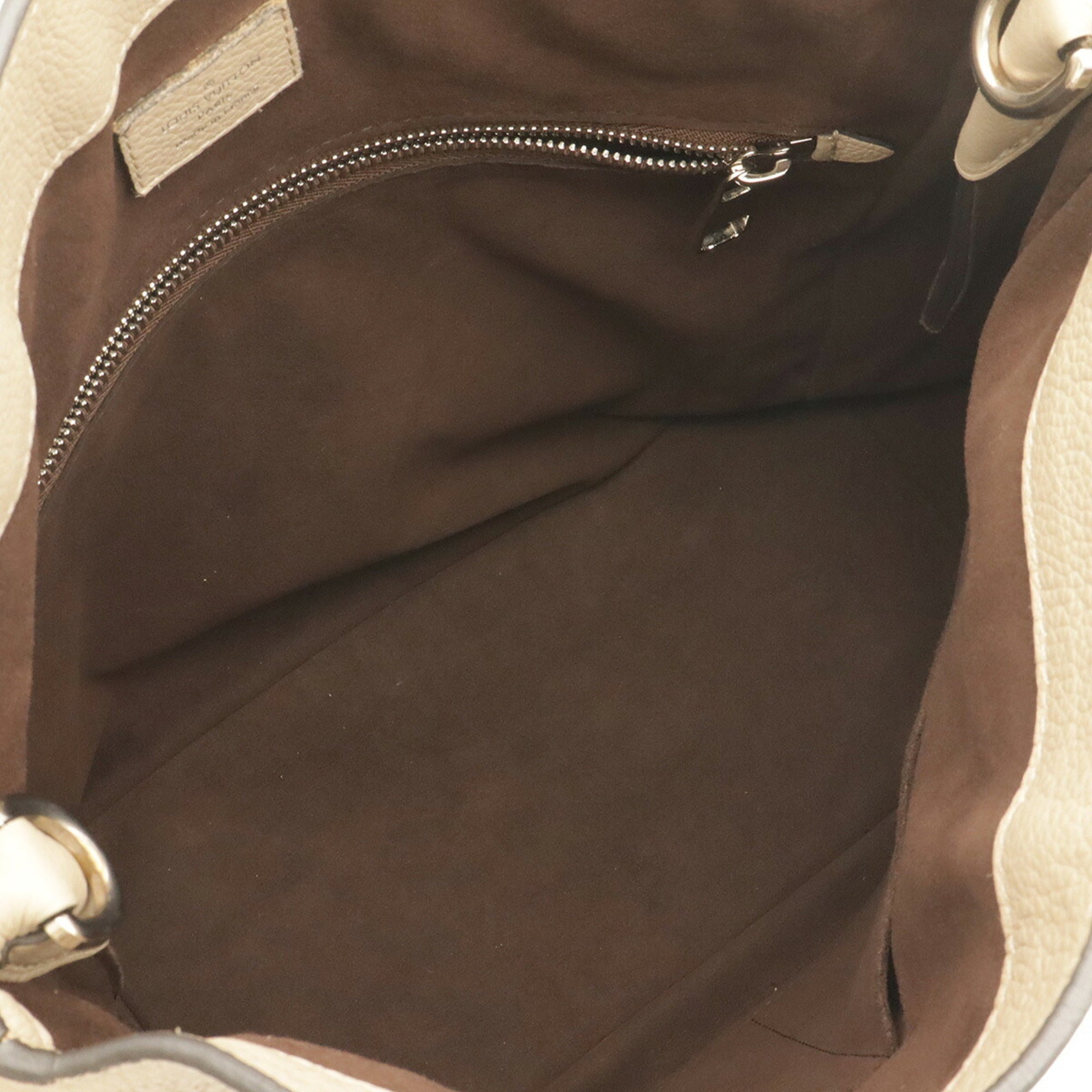 Louis Vuitton Galle Pink Beige Mahina Leather Shoulder Bag (Pre-Owned)