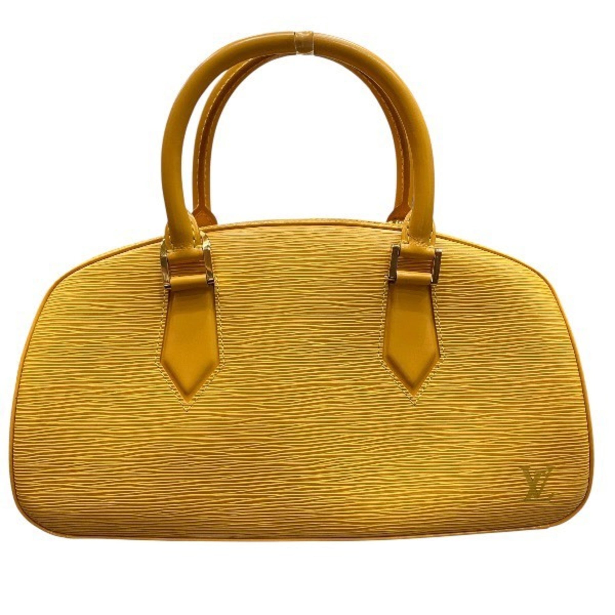 Louis Vuitton Yellow Leather Handbag (Pre-Owned)