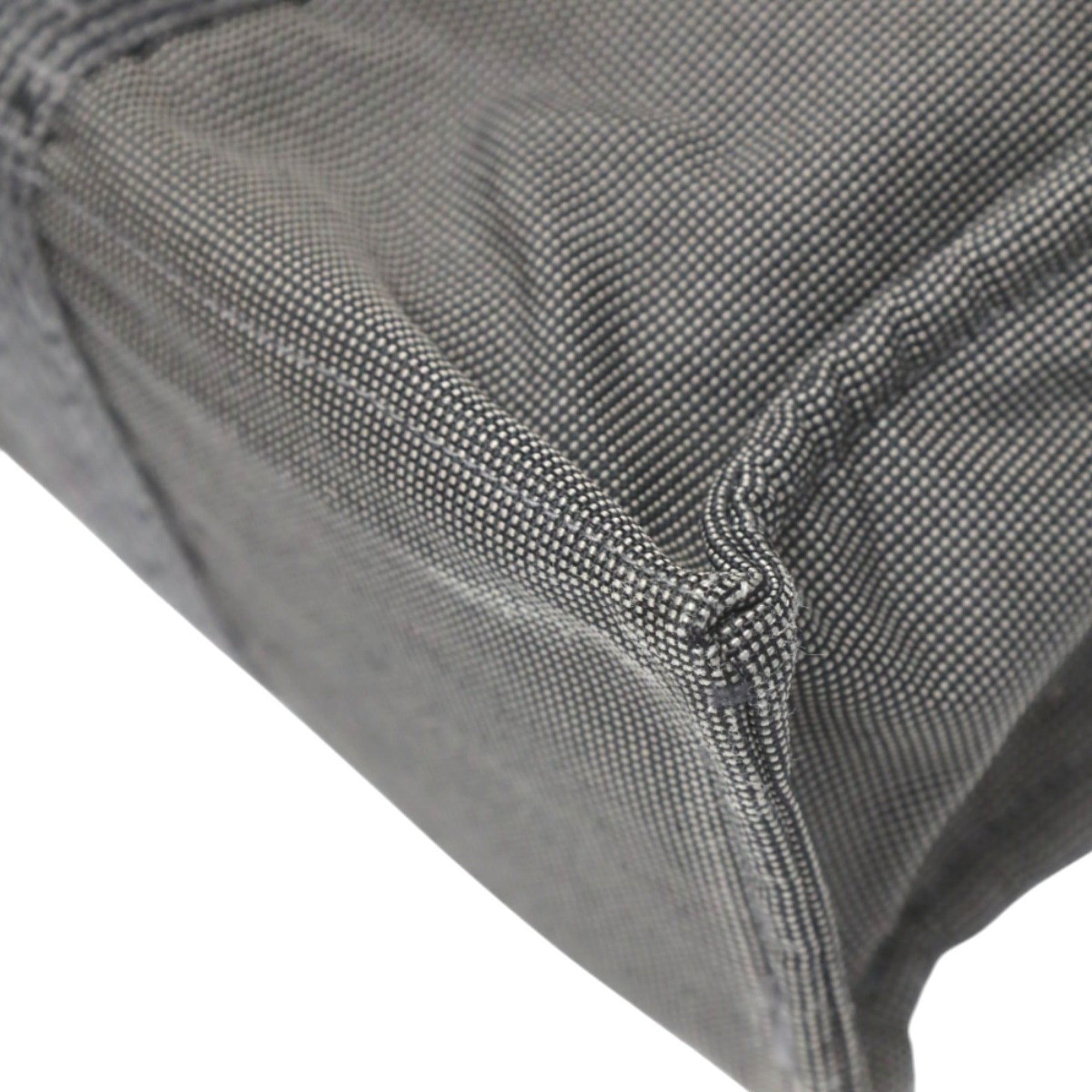Hermes Her Line Gray Canvas Tote Bag (Pre-Owned)