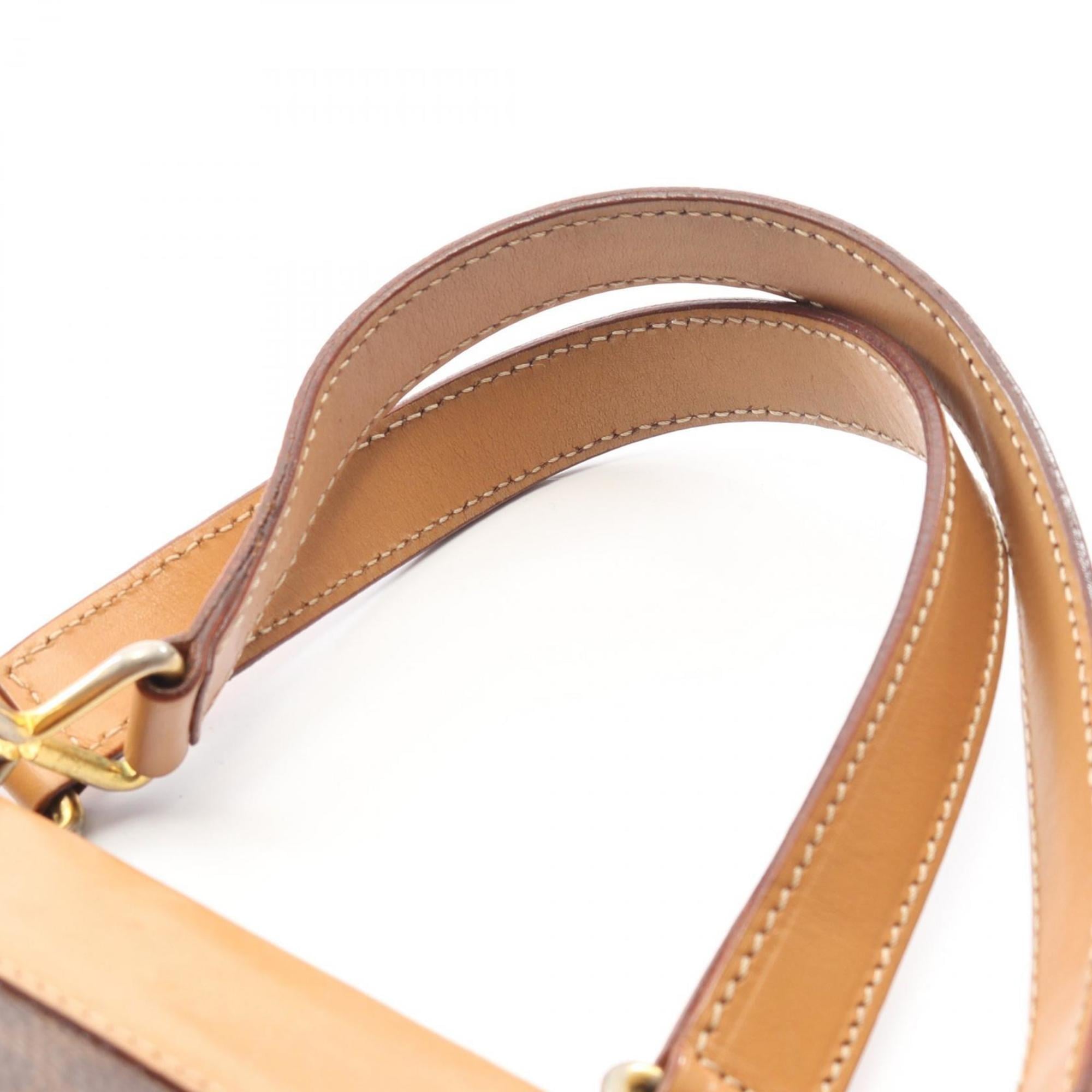 Celine Brown Coated Canvas Pvc Leather Handbag (Pre-Owned)