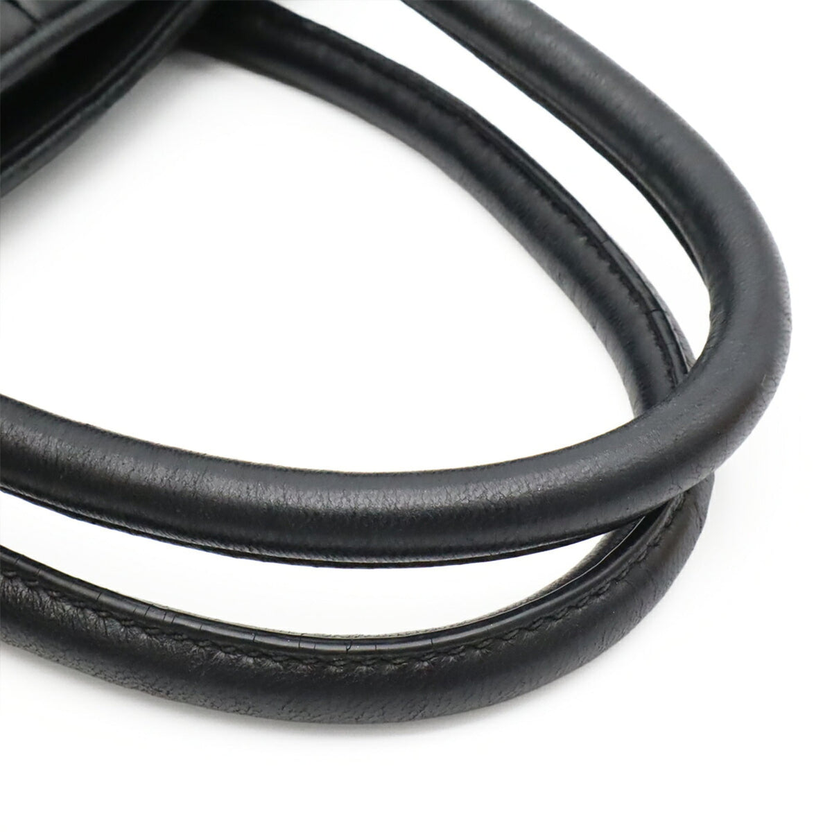Miu Miu Black Leather Handbag Shoulder Bag (Pre-Owned)
