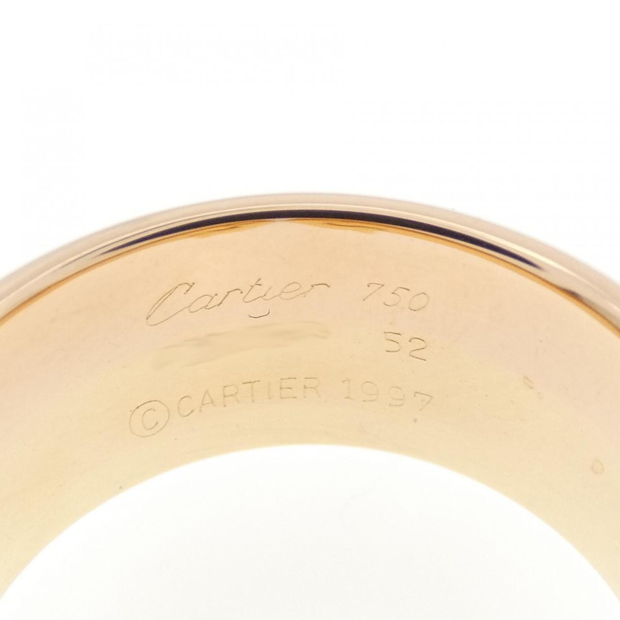 Cartier Yellow Gold (18K) Pink Gold (18K) White Gold (18K) Band Ring (Pre-Owned)