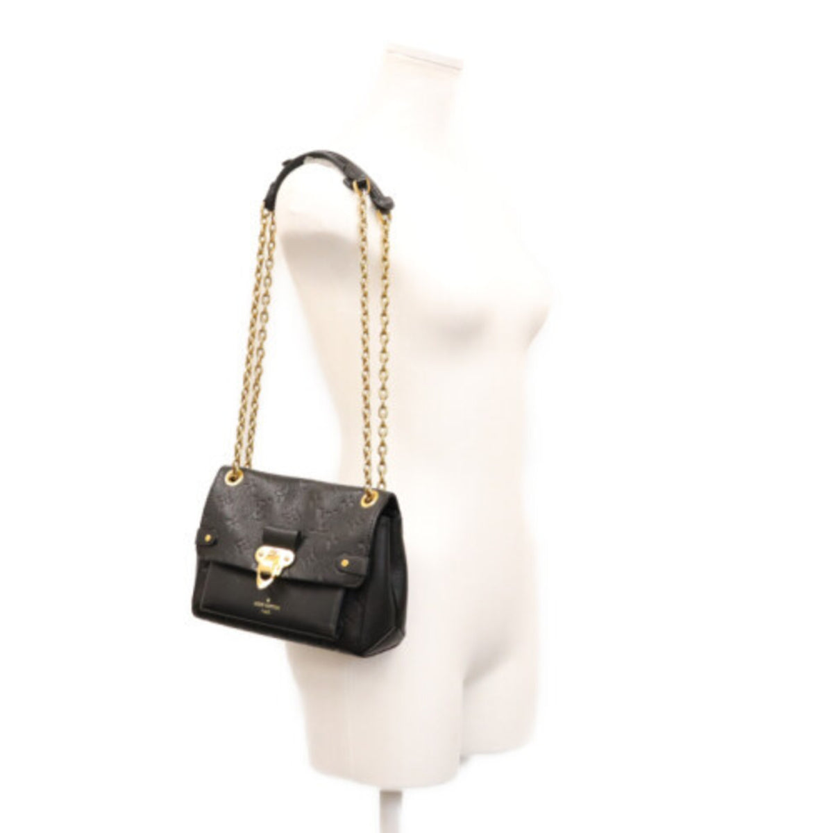 Louis Vuitton Black Monogram Empreinte Shoulder Bag (Pre-Owned)