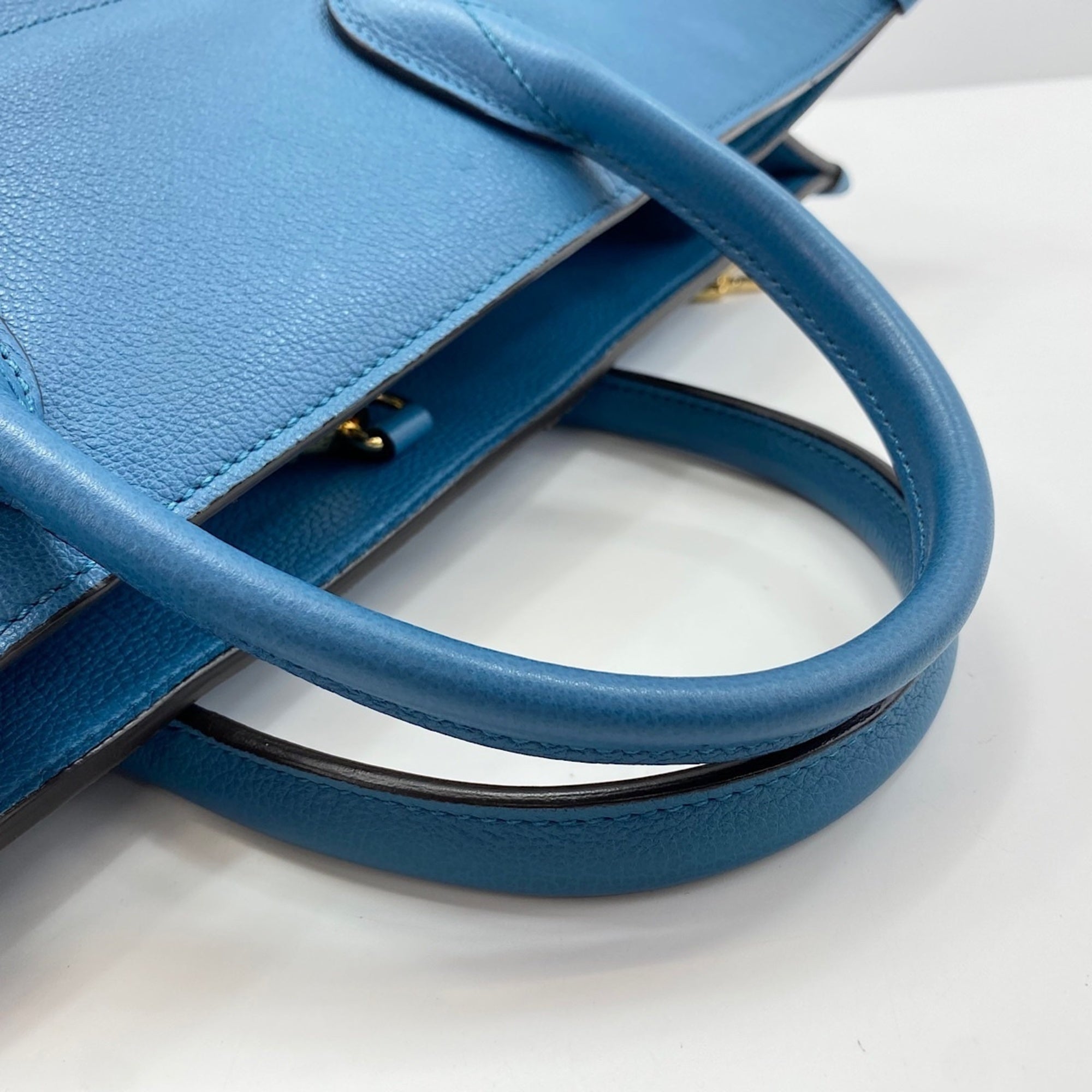 Gucci Blue Tote Bag (Pre-Owned)