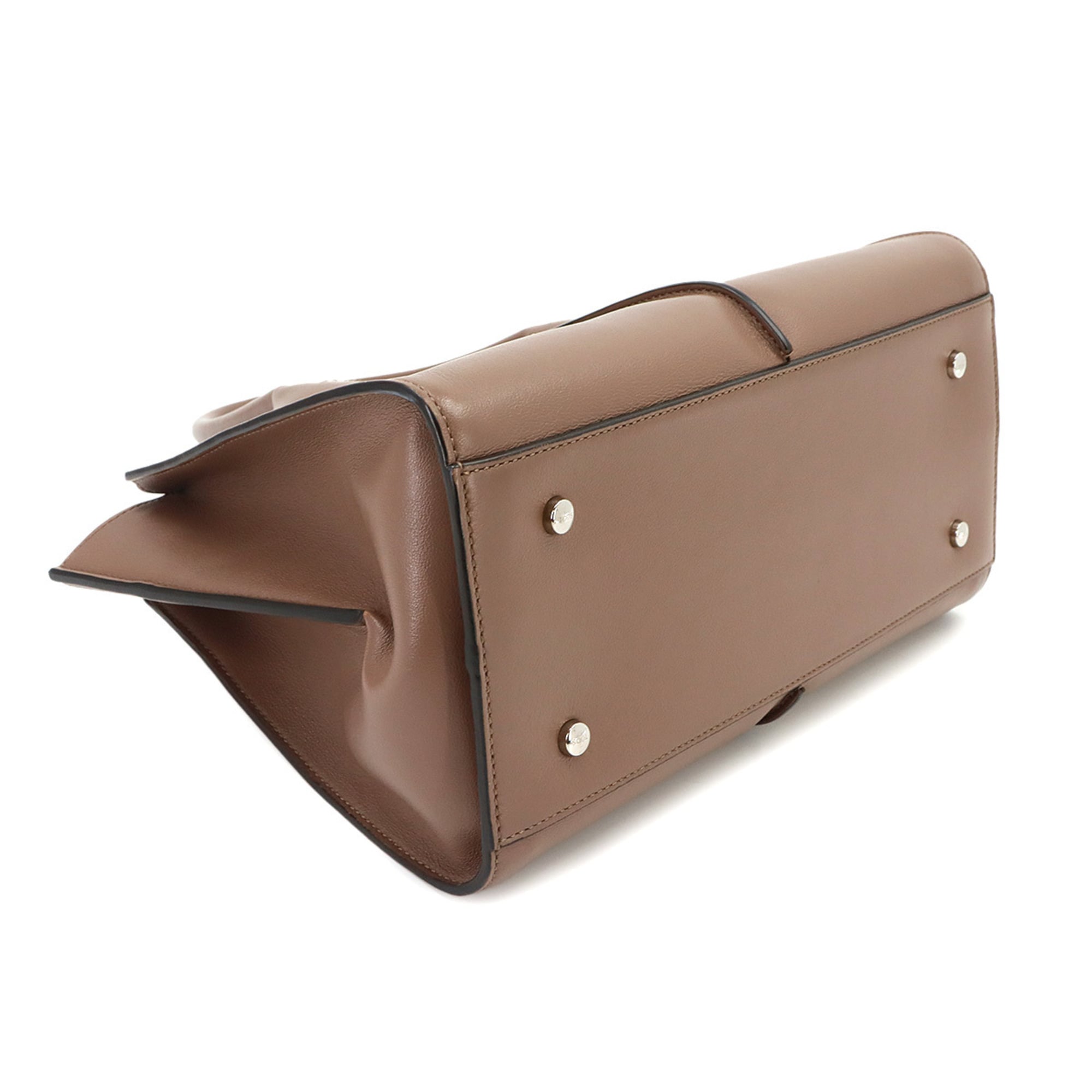 Tod's Brown Leather Handbag (Pre-Owned)