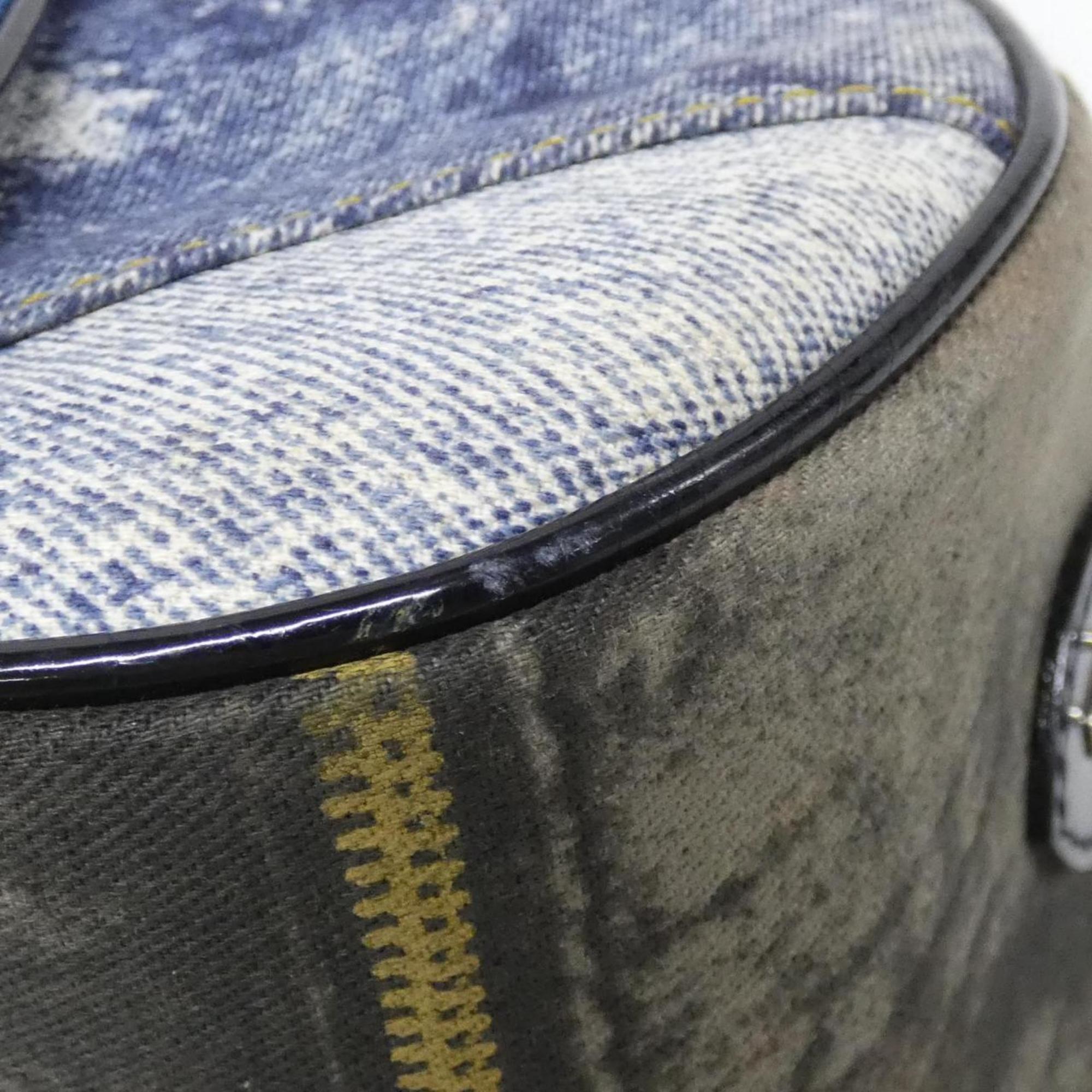 Christian Dior Blue Denim Leather Handbag (Pre-Owned)