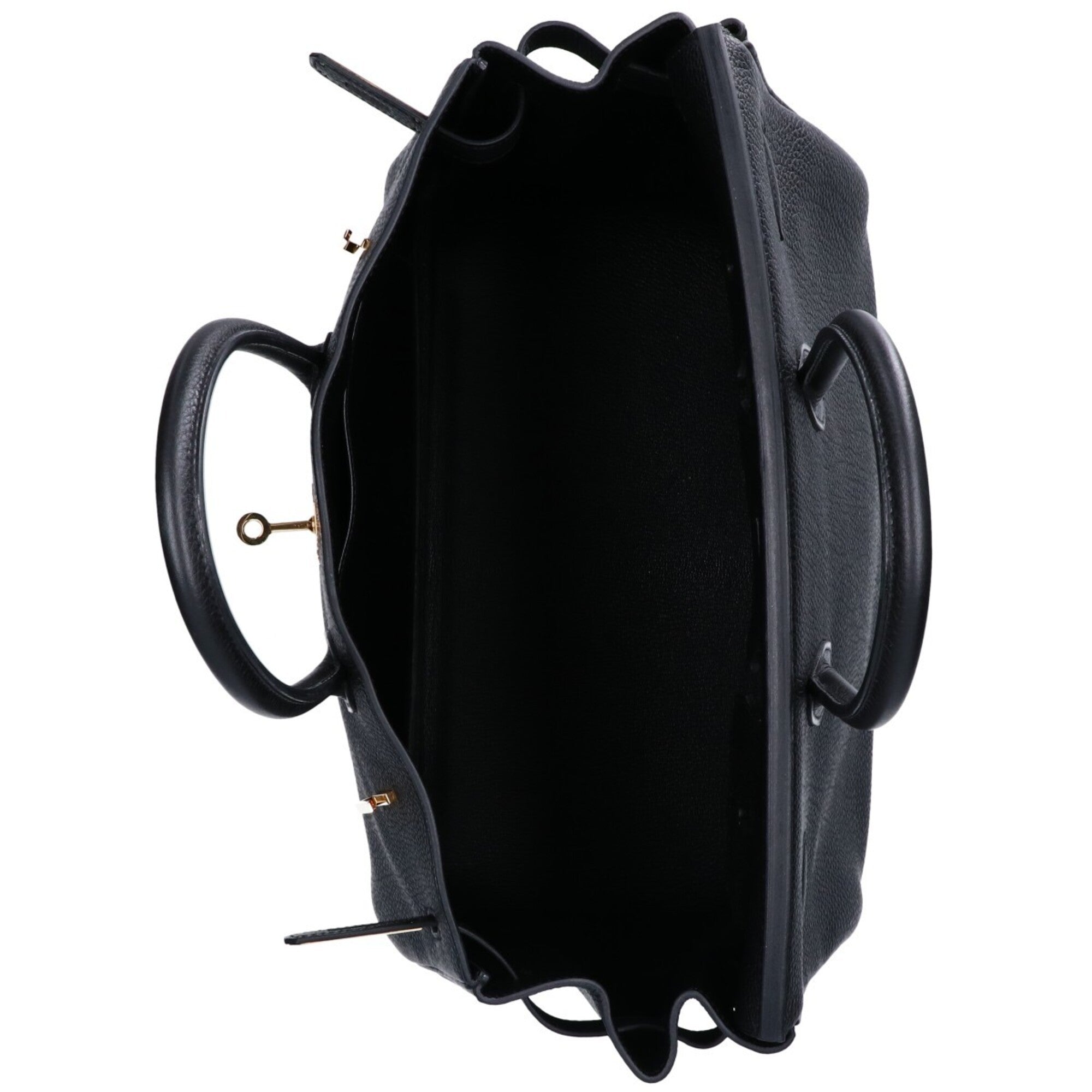Hermes Noir Togo Leather Handbag (Pre-Owned)