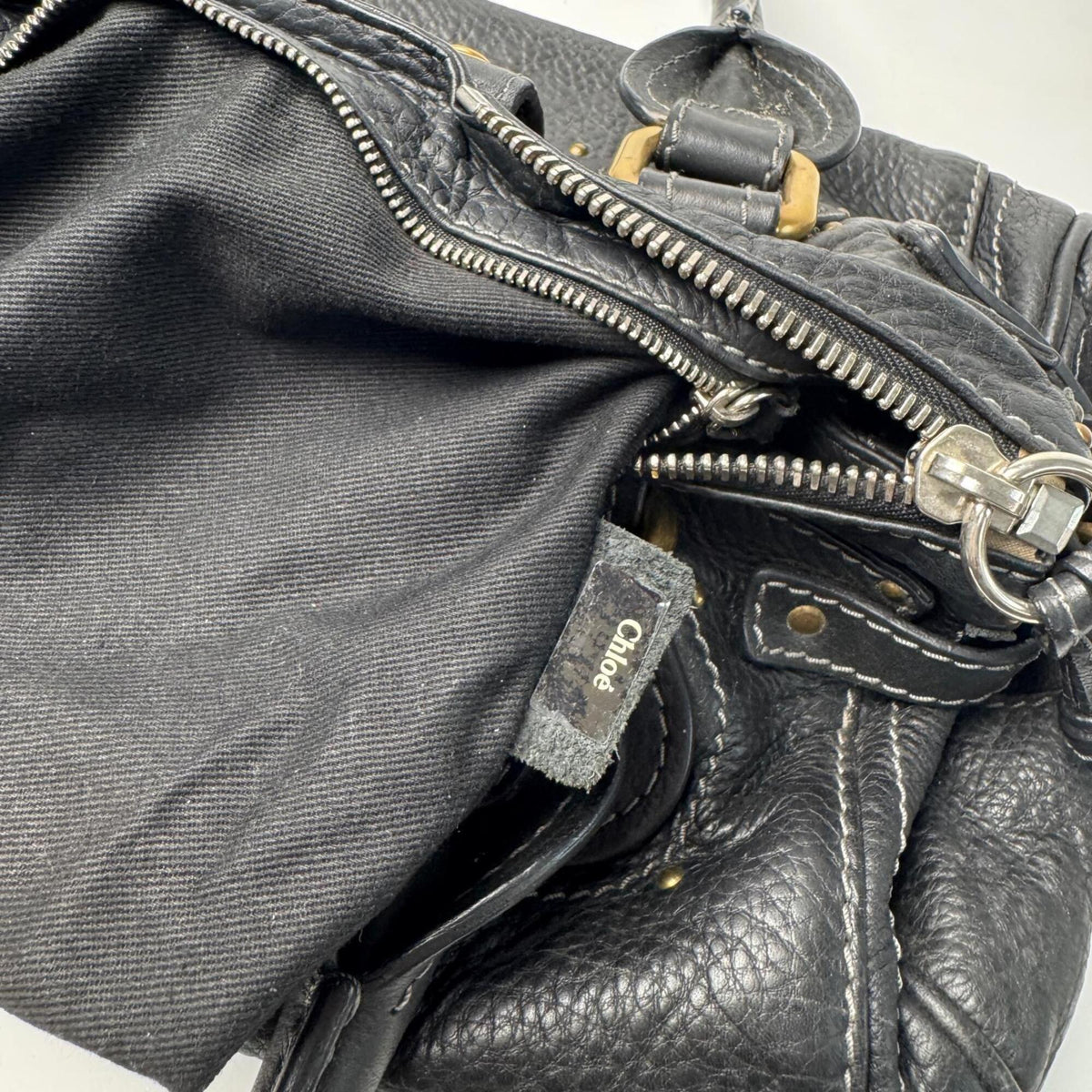 Chloé Black Leather Handbag (Pre-Owned)