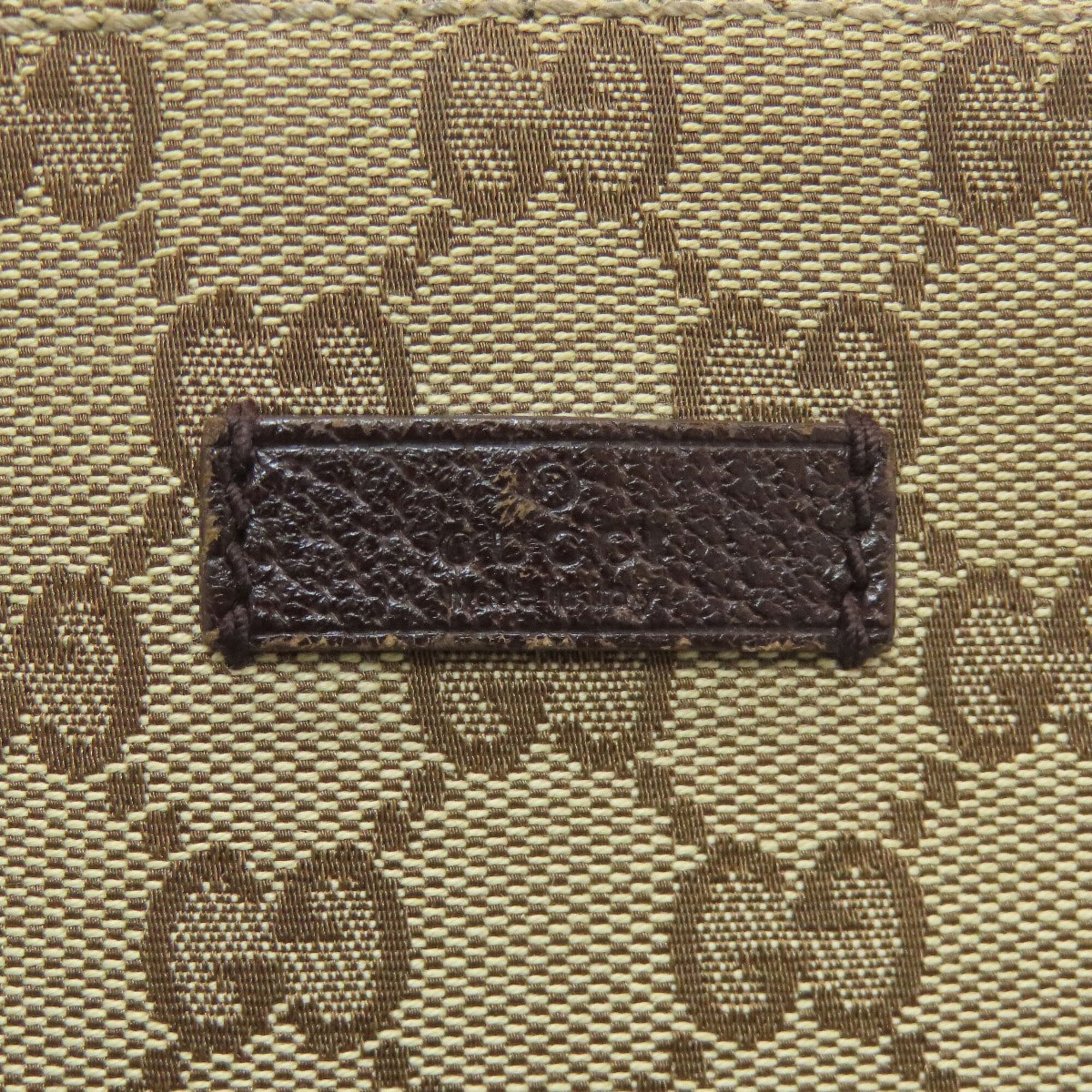 Gucci Gg Canvas Brown Gg Canvas Shoulder Bag (Pre-Owned)