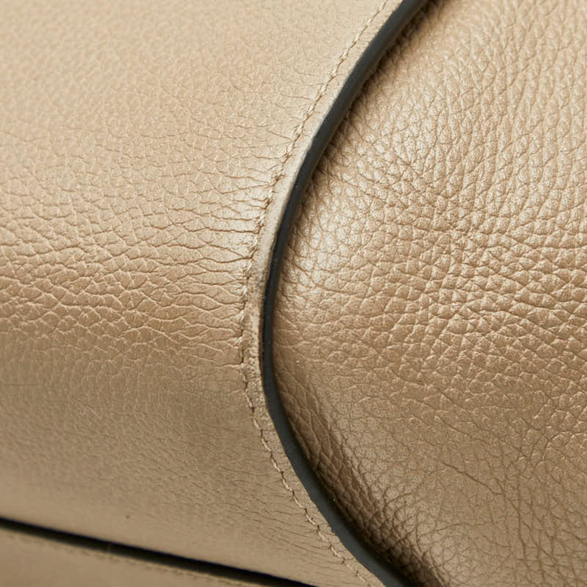 Loewe Beige Leather Handbag Shoulder Bag (Pre-Owned)