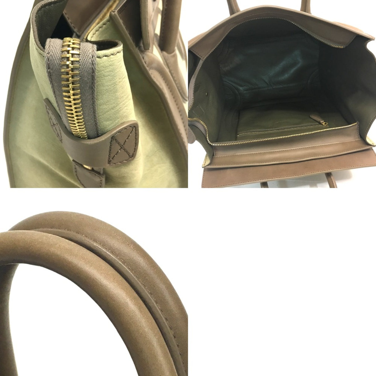 Celine Gray Leather Handbag (Pre-Owned)