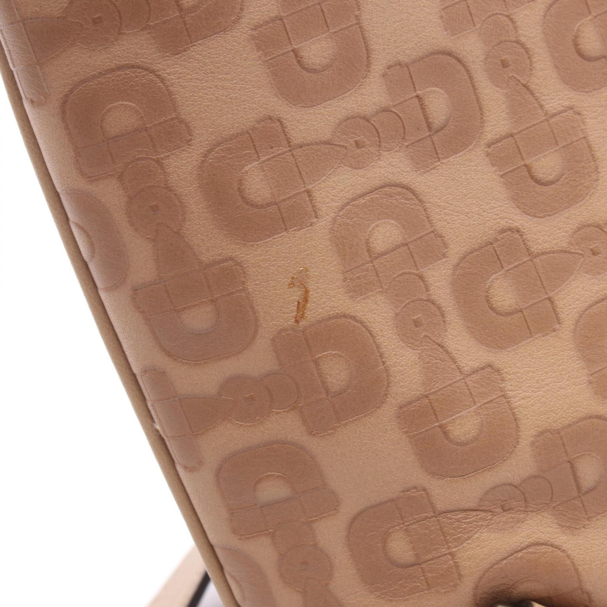 Gucci Brown Leather Handbag Shoulder Bag (Pre-Owned)