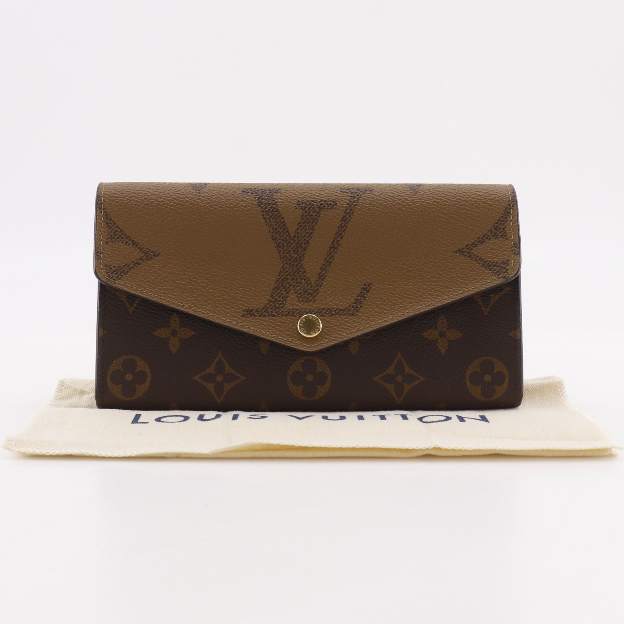 Louis Vuitton Brown Monogram Monogram Long Wallet (Bi-Fold) (Pre-Owned)