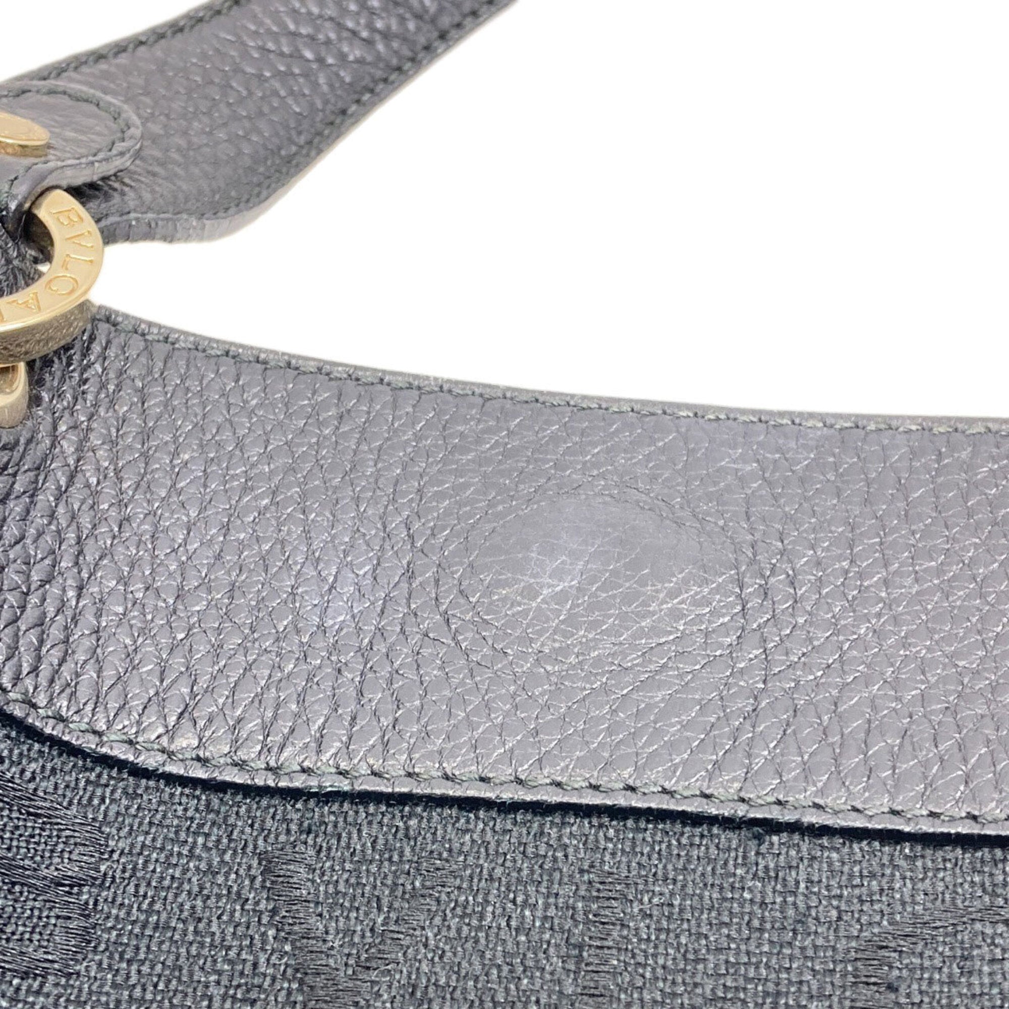 Bvlgari Black Canvas Tote Bag (Pre-Owned)