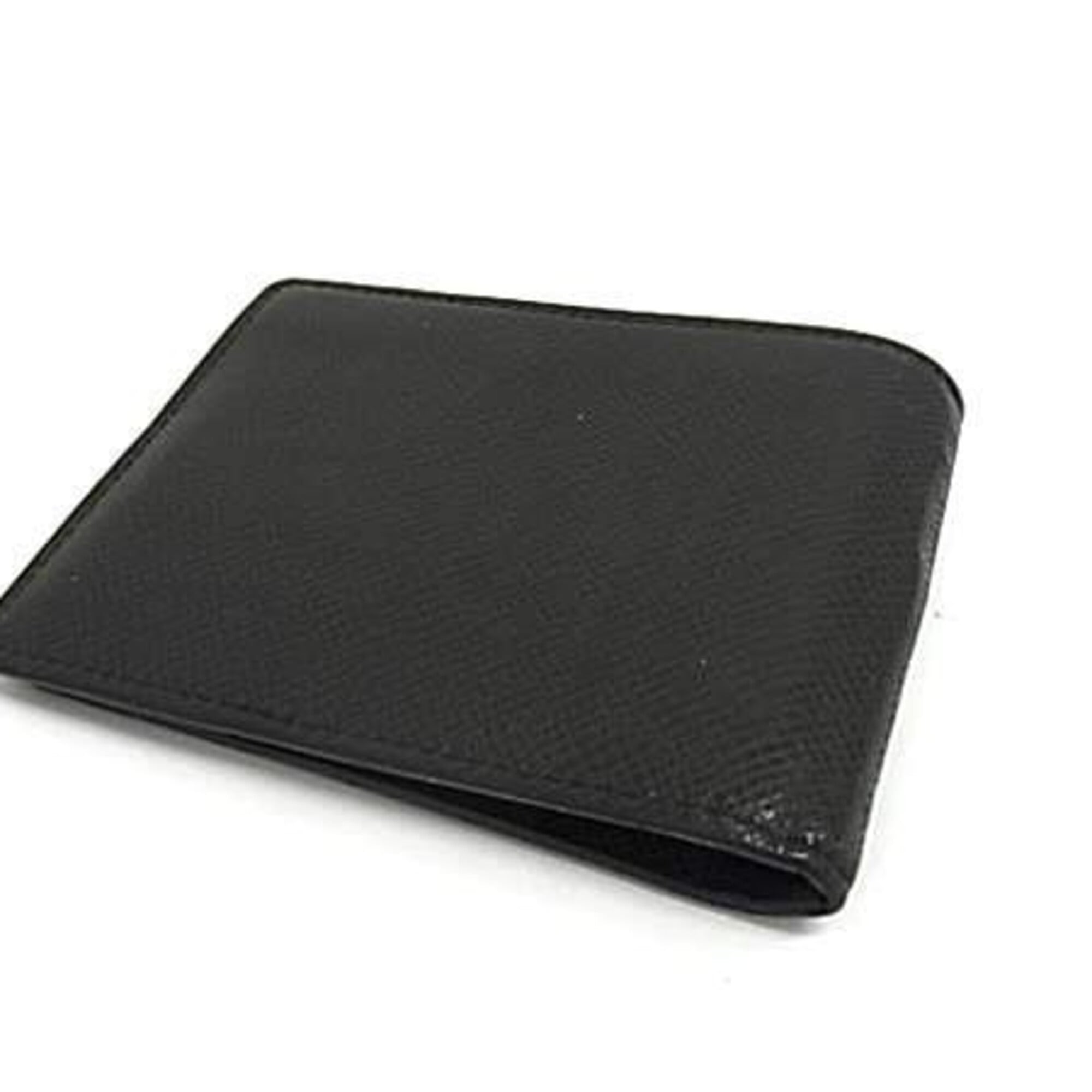 Louis Vuitton Black Noir Taiga Leather Wallet (Bi-Fold) (Pre-Owned)