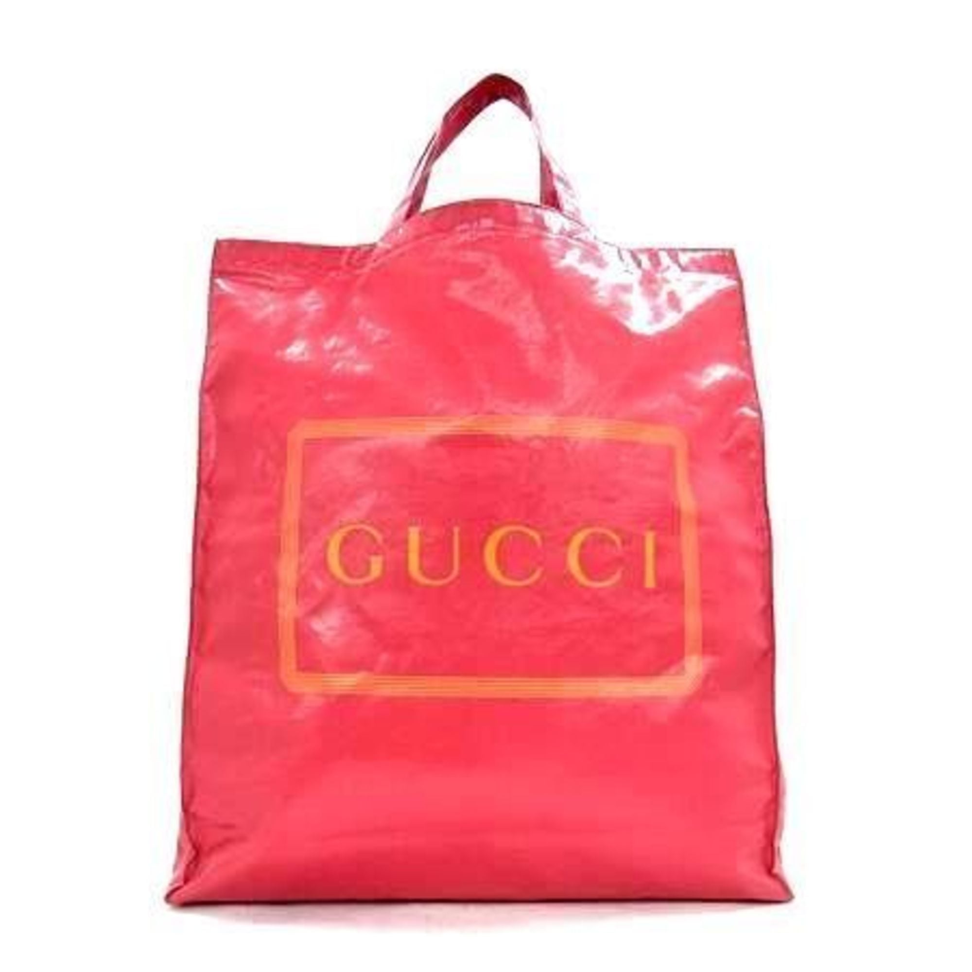 Gucci Pink Pvc Handbag Shoulder Bag Tote Bag (Pre-Owned)