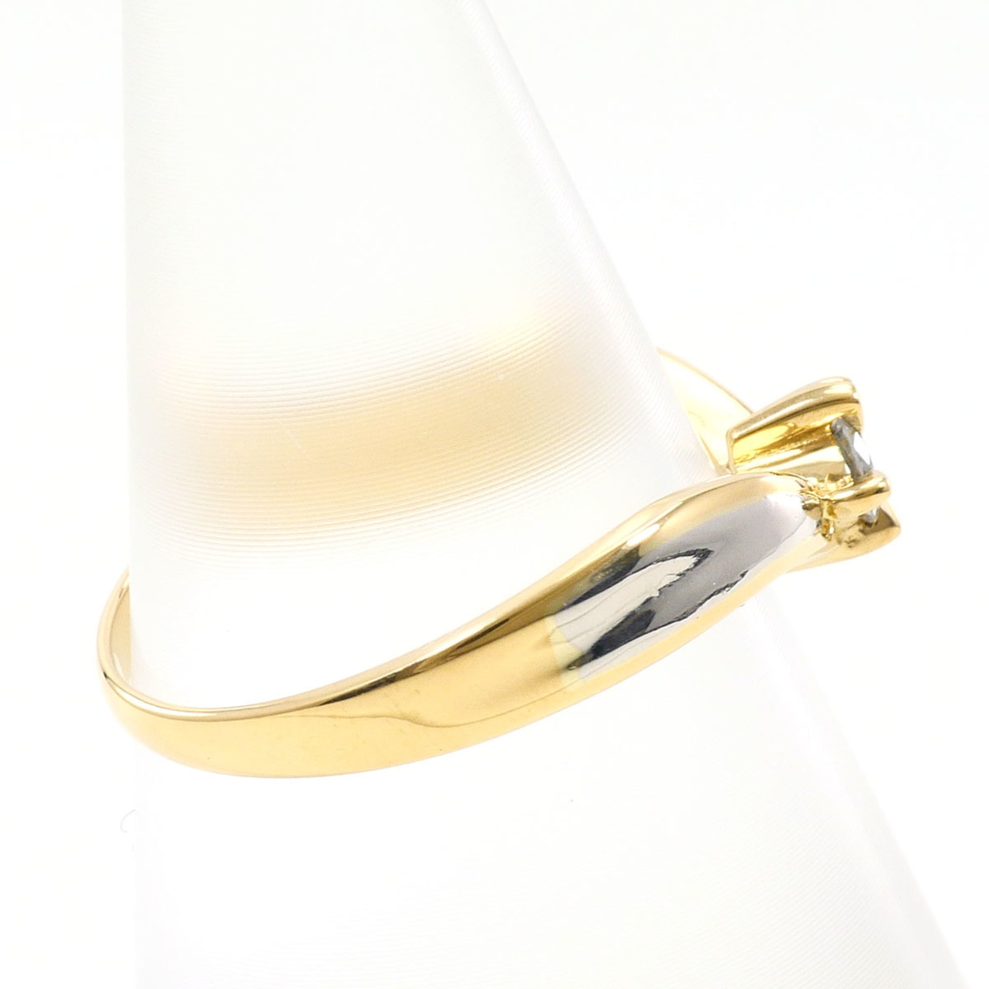 Unbranded Platinum Yellow Gold Yellow Gold (18K) Platinum 900 Band Ring (Pre-Owned)