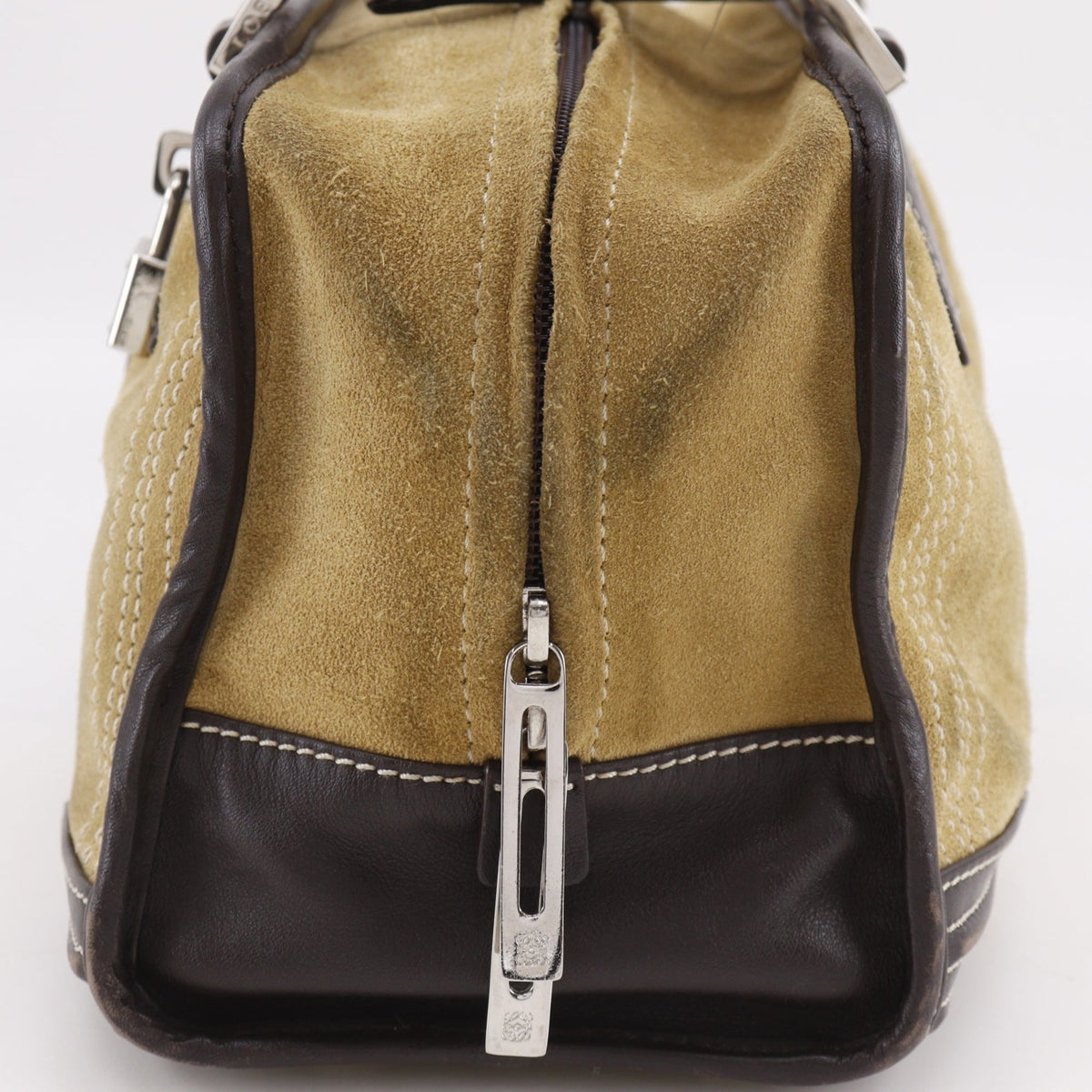 Loewe Amazona Brown Suede Handbag (Pre-Owned)