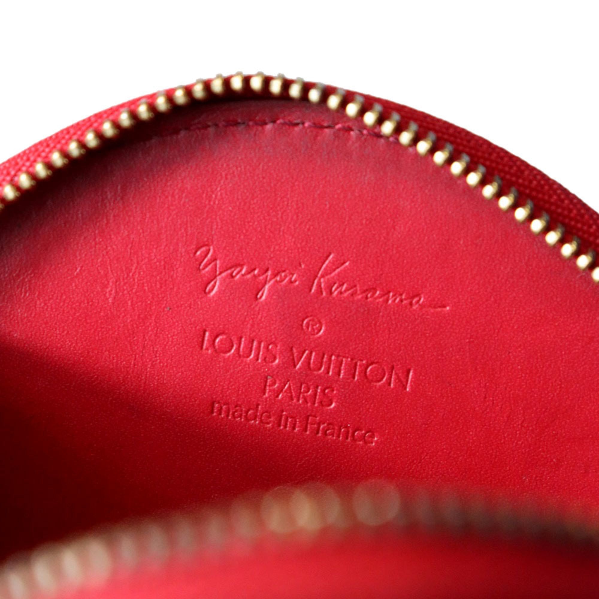 Louis Vuitton Red Color Monogram Vernis Coin Purse/Coin Case (Pre-Owned)