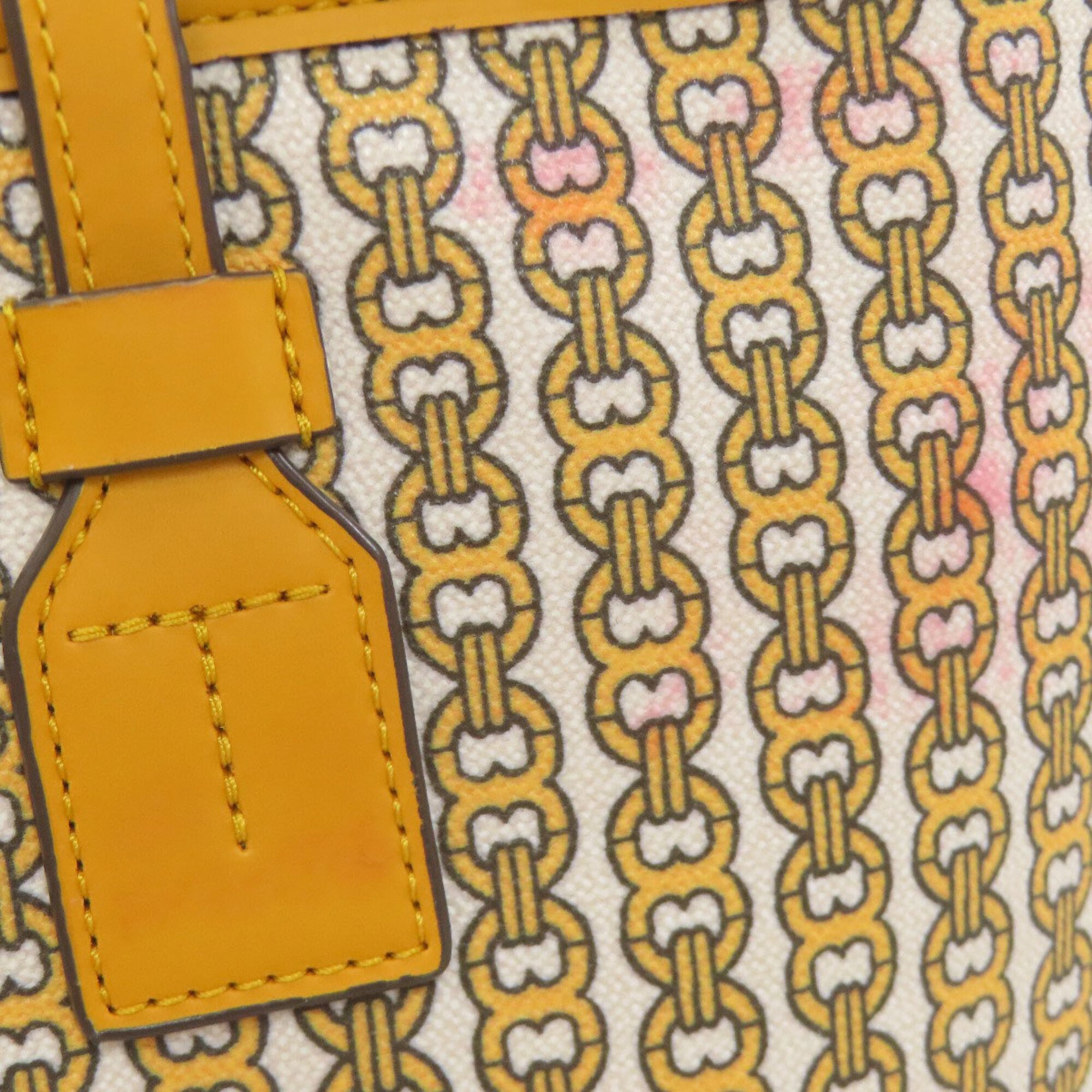 Tory Burch Yellow Pvc Tote Bag (Pre-Owned)