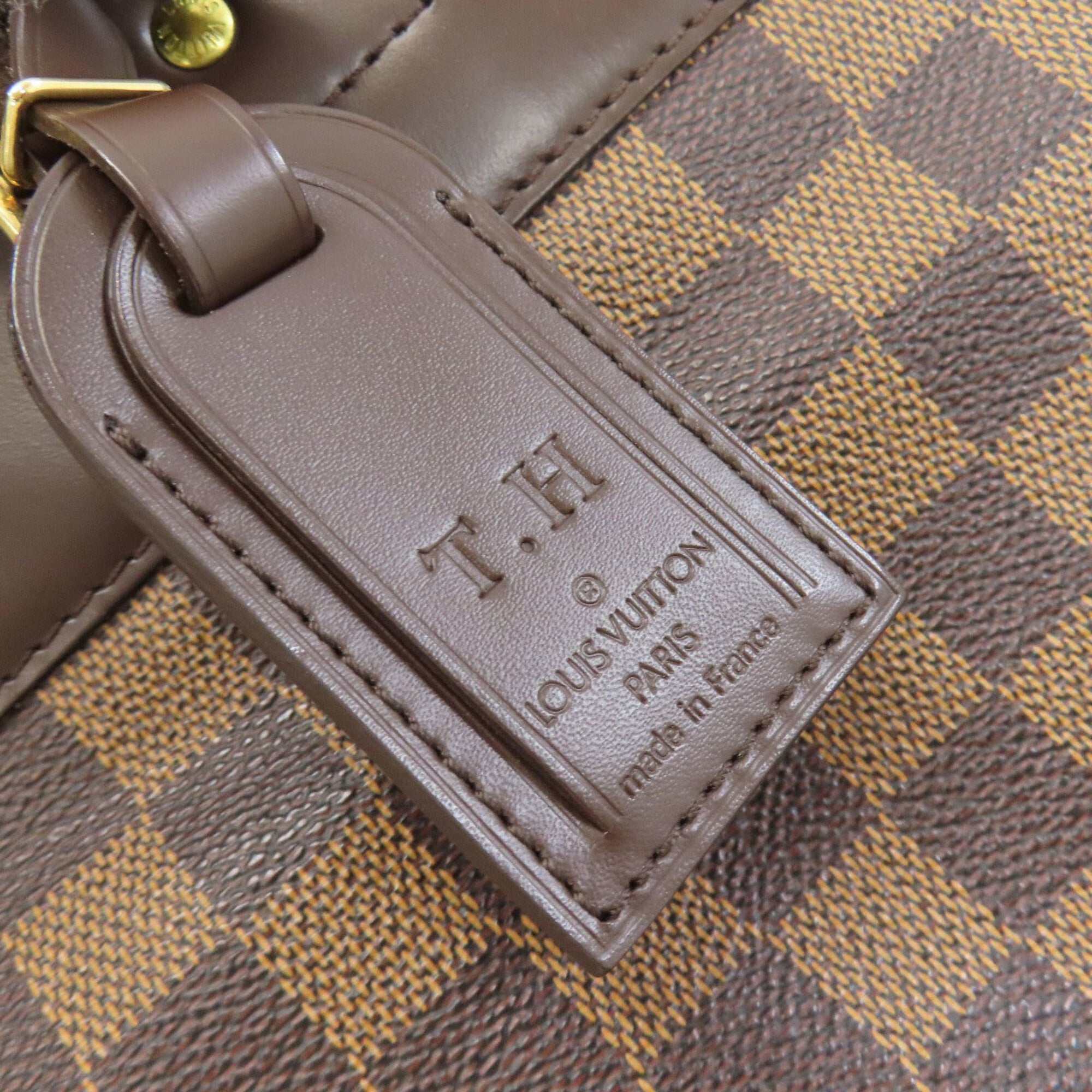 Louis Vuitton Damier Canvas Ebene Damier Canvas Tote Bag (Pre-Owned)